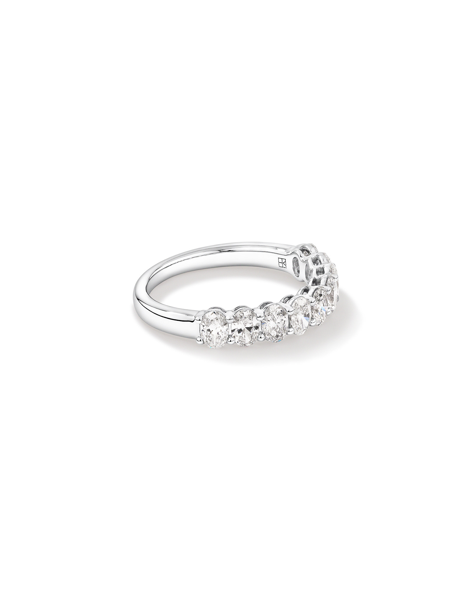 1.17 Carat TW Oval Laboratory-Grown Diamond Wedding Ring 14kt White Gold