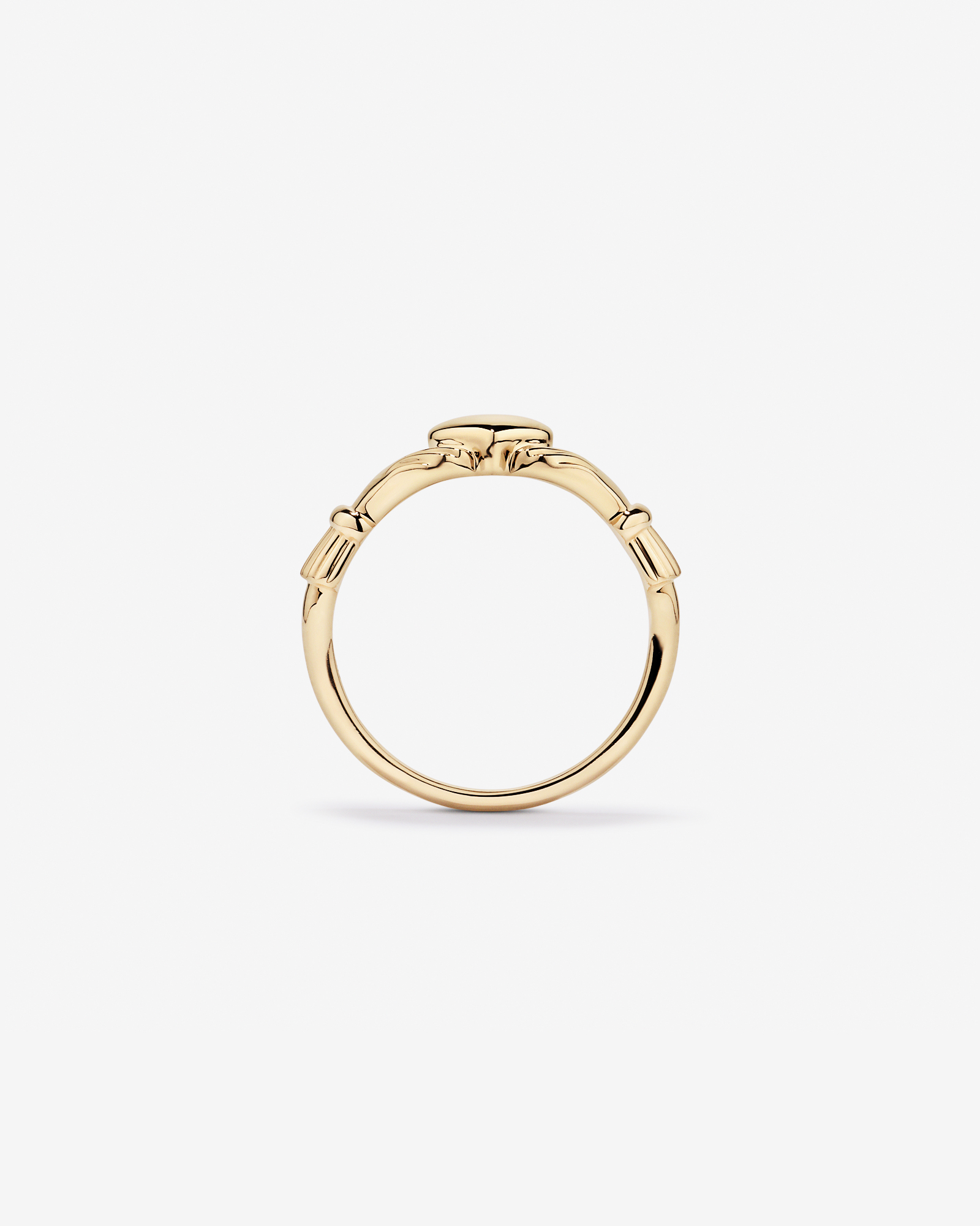 Claddagh Ring 10kt Yellow Gold