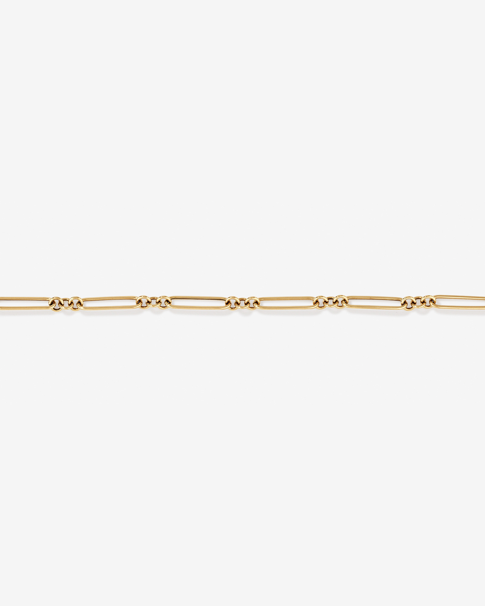 Paperclip 3 and 1 Bracelet in 10kt Yellow Gold