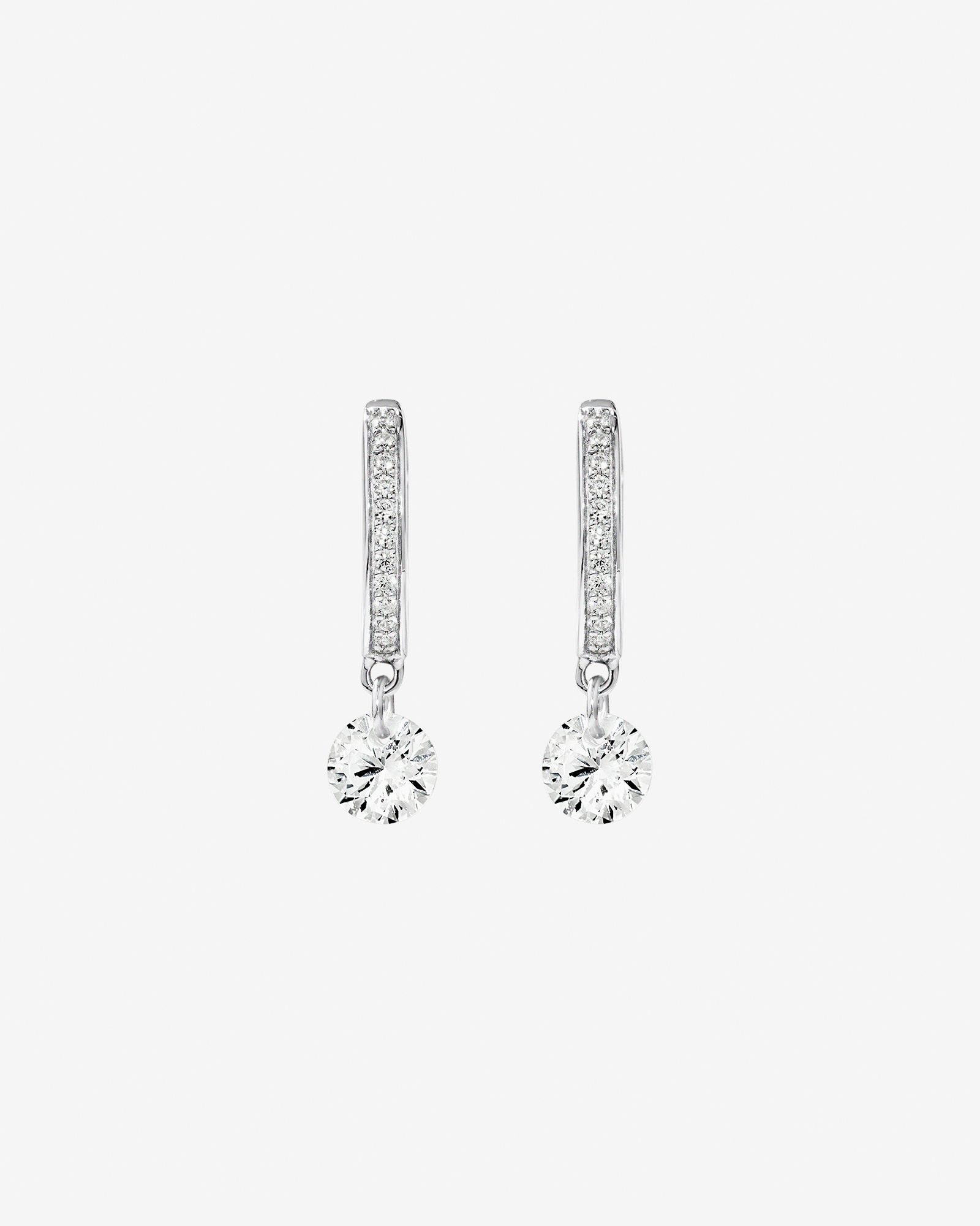 Cubic Zirconia Drop Jewellery Gift Set in Sterling Silver