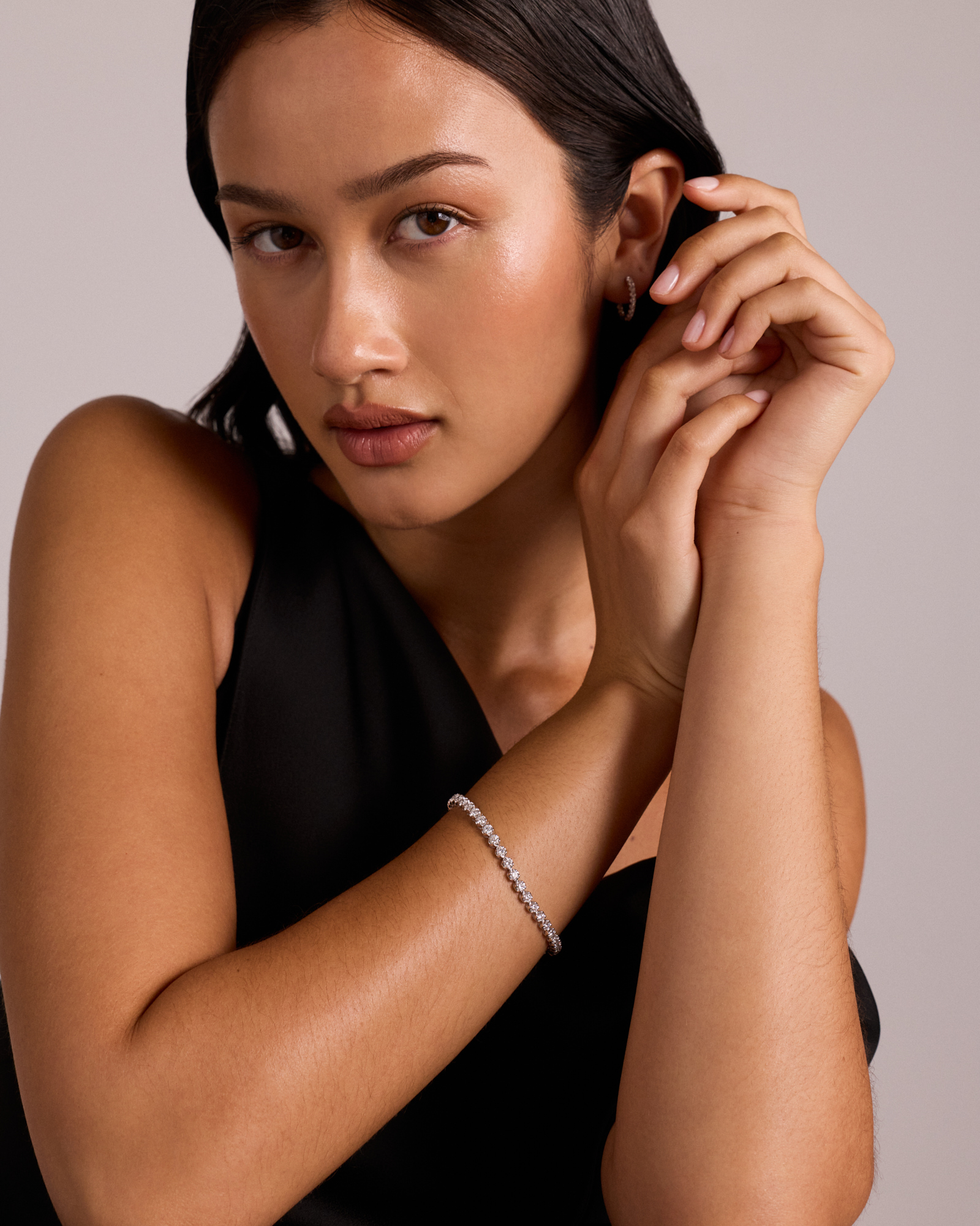 4.00 Carat TW of Laboratory-Grown Diamond Tennis Bracelet in 10kt Gold