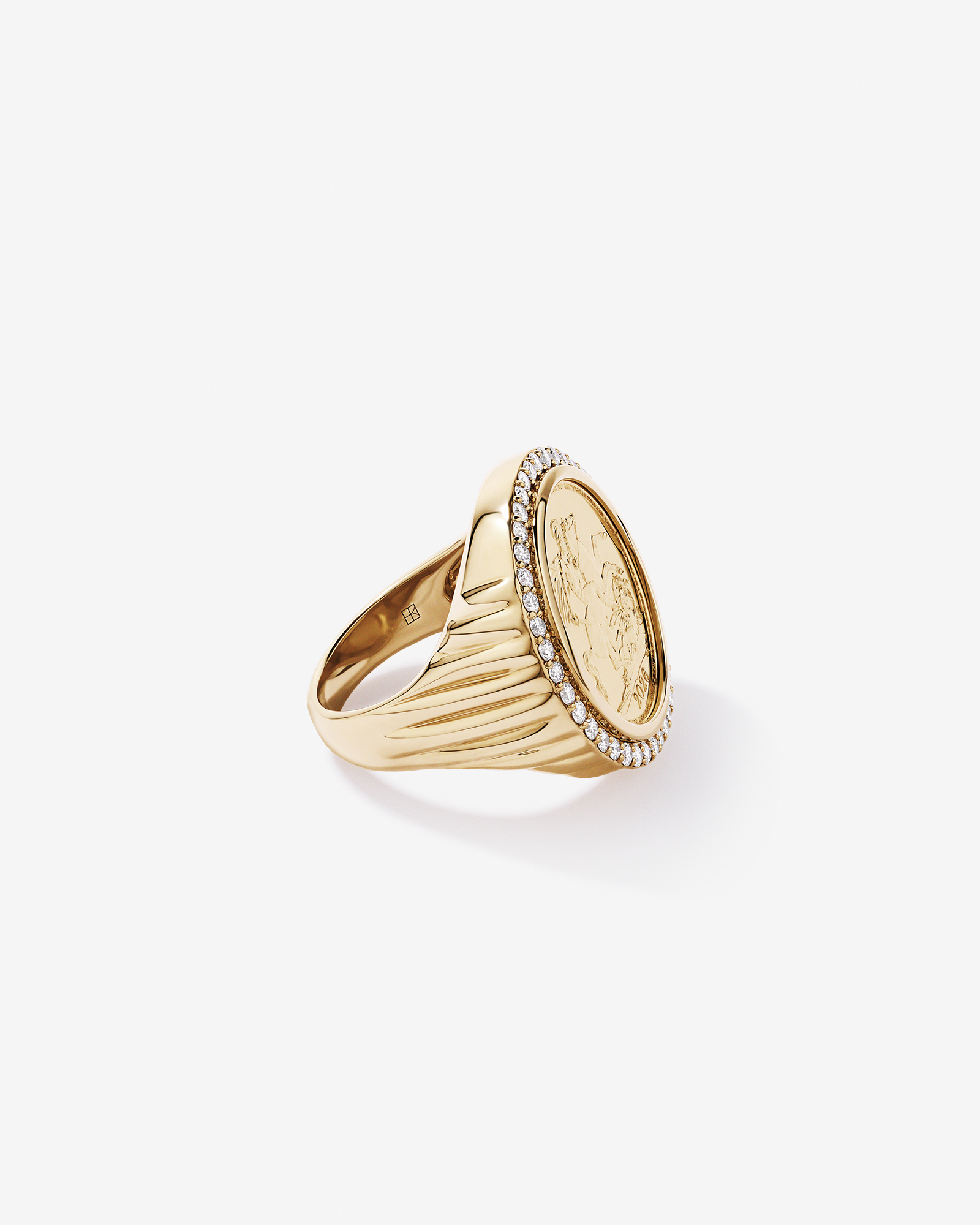 1.00TW Diamond Sovereign Ring 10kt Gold
