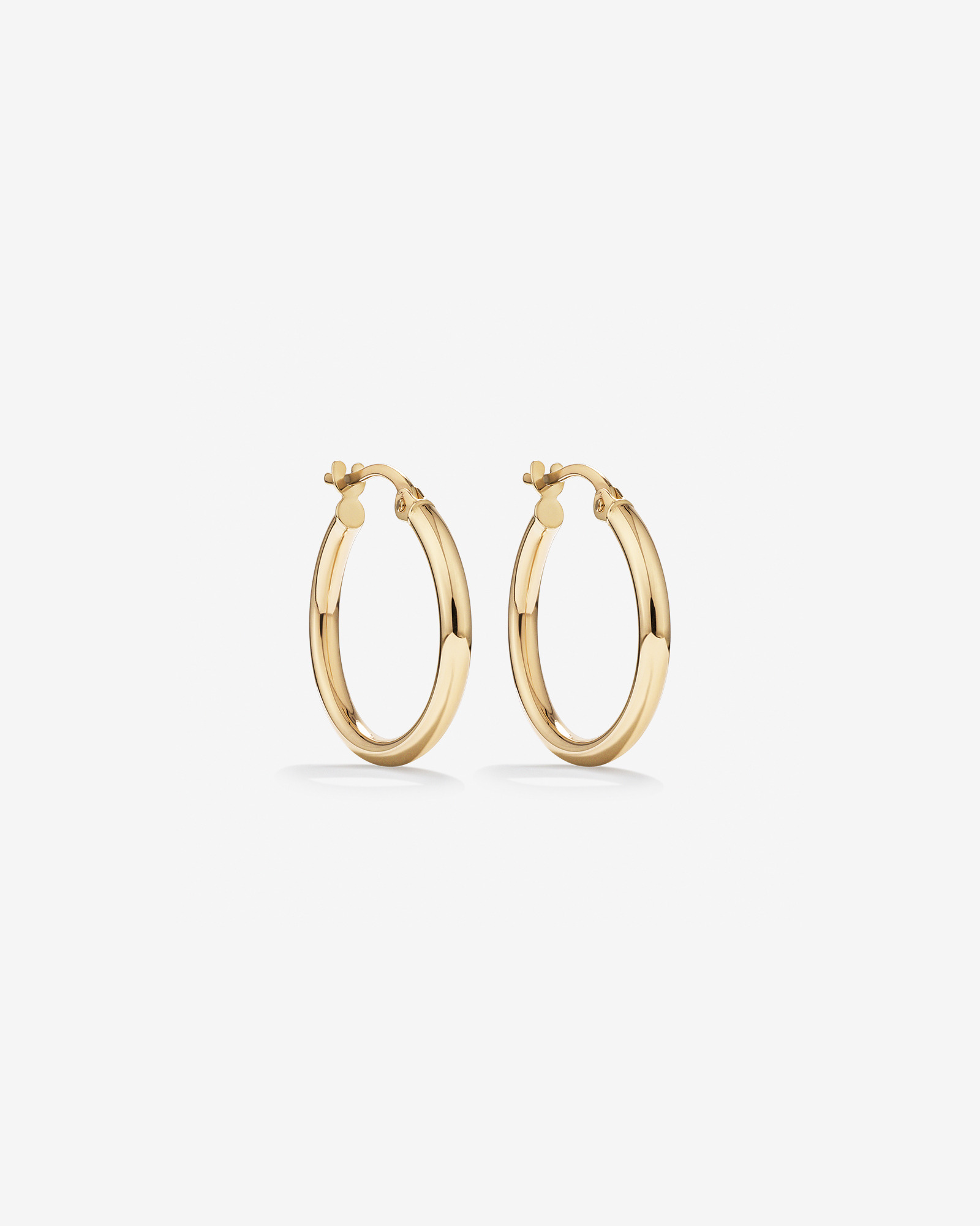 18mm Hoop Earrings in 10kt Yellow Gold