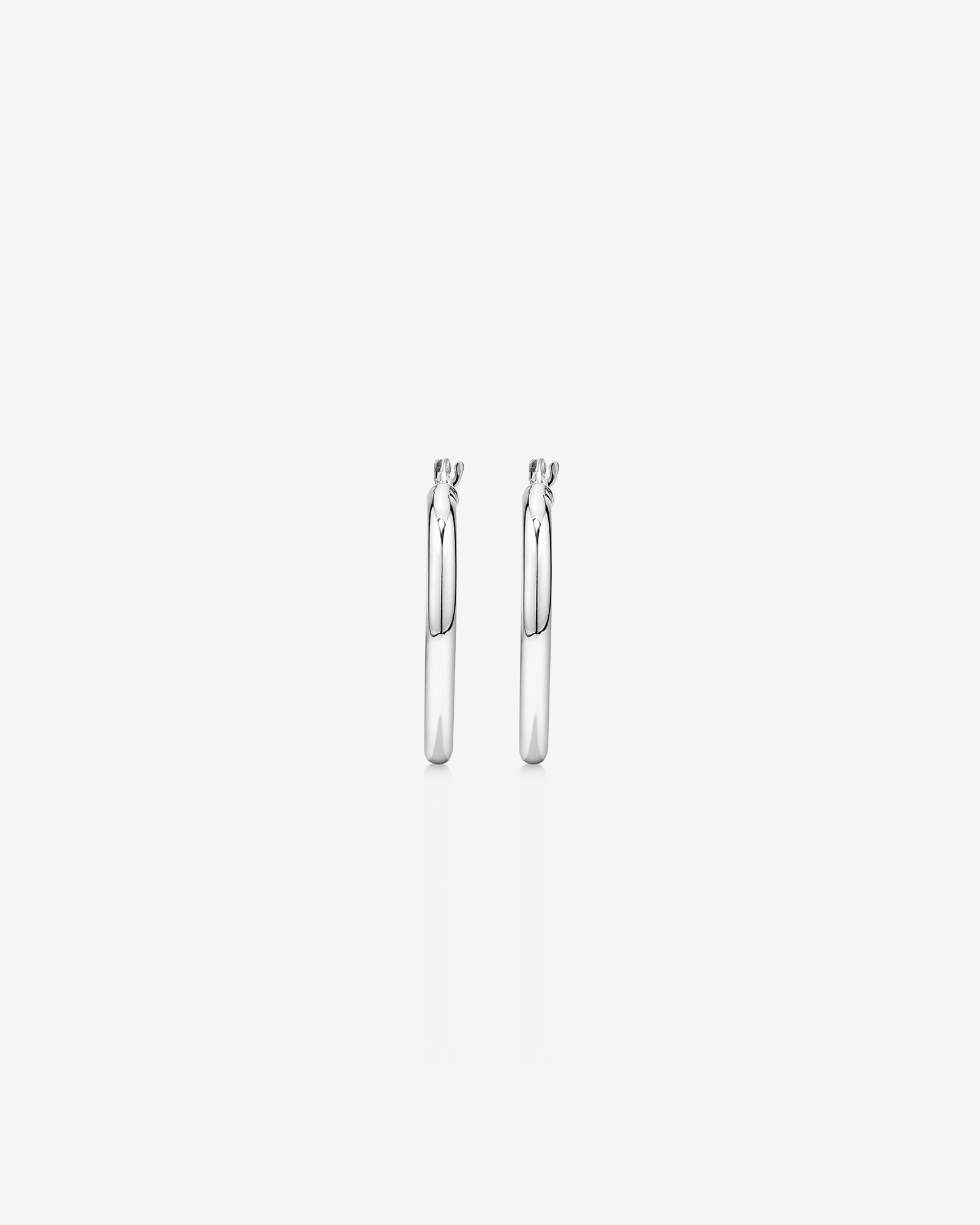 Boucles d’oreilles rondes à cercle de 20 mm en argent sterling