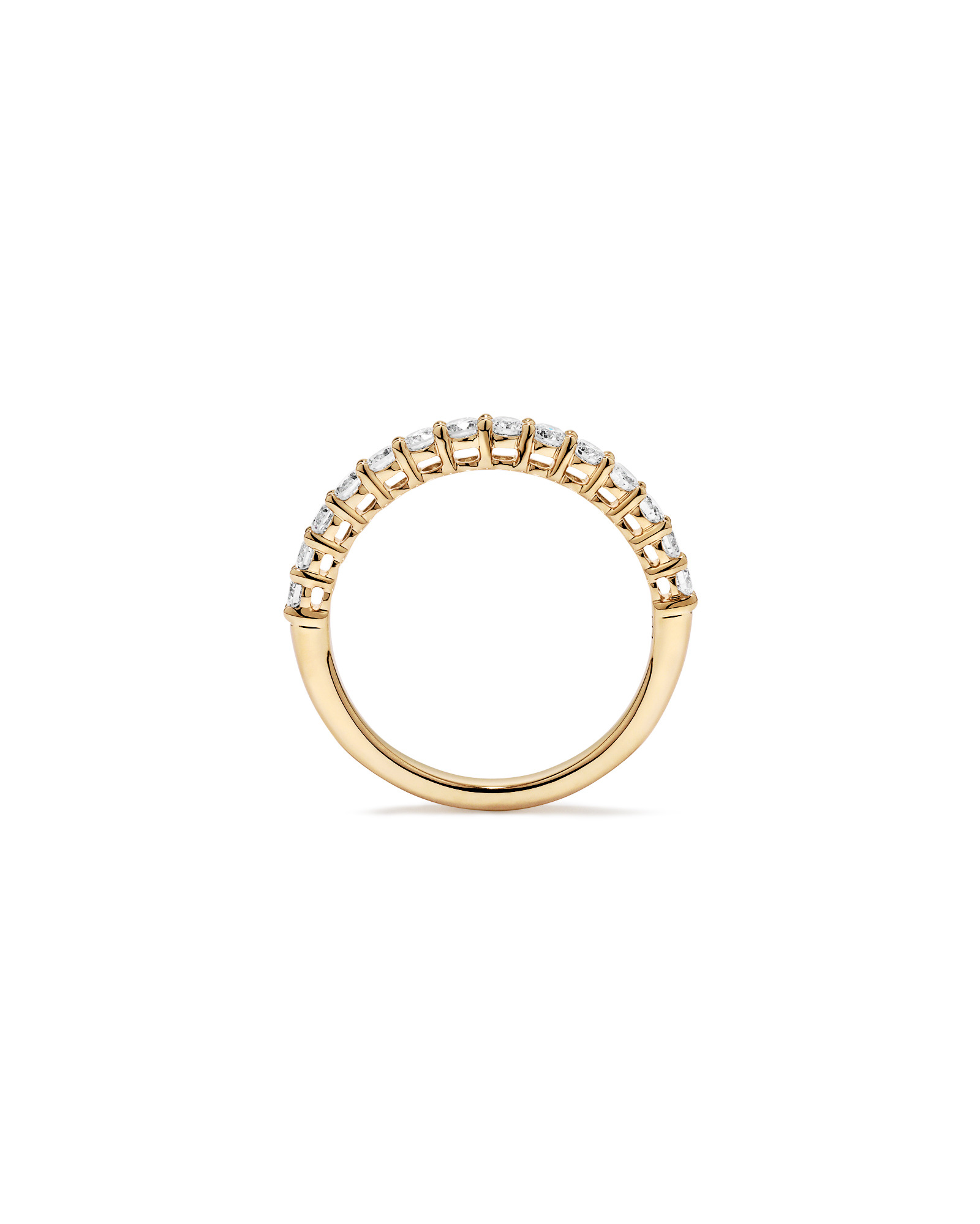 0.50 Carat TW Round Brilliant Lab-Grown Diamond Wedding Ring in 14kt Yellow Gold