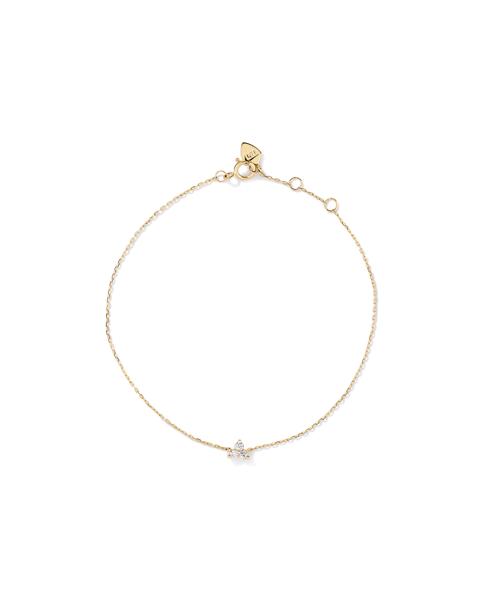Bracelet With 0.08 Carat TW Diamonds in 10kt Yellow Gold