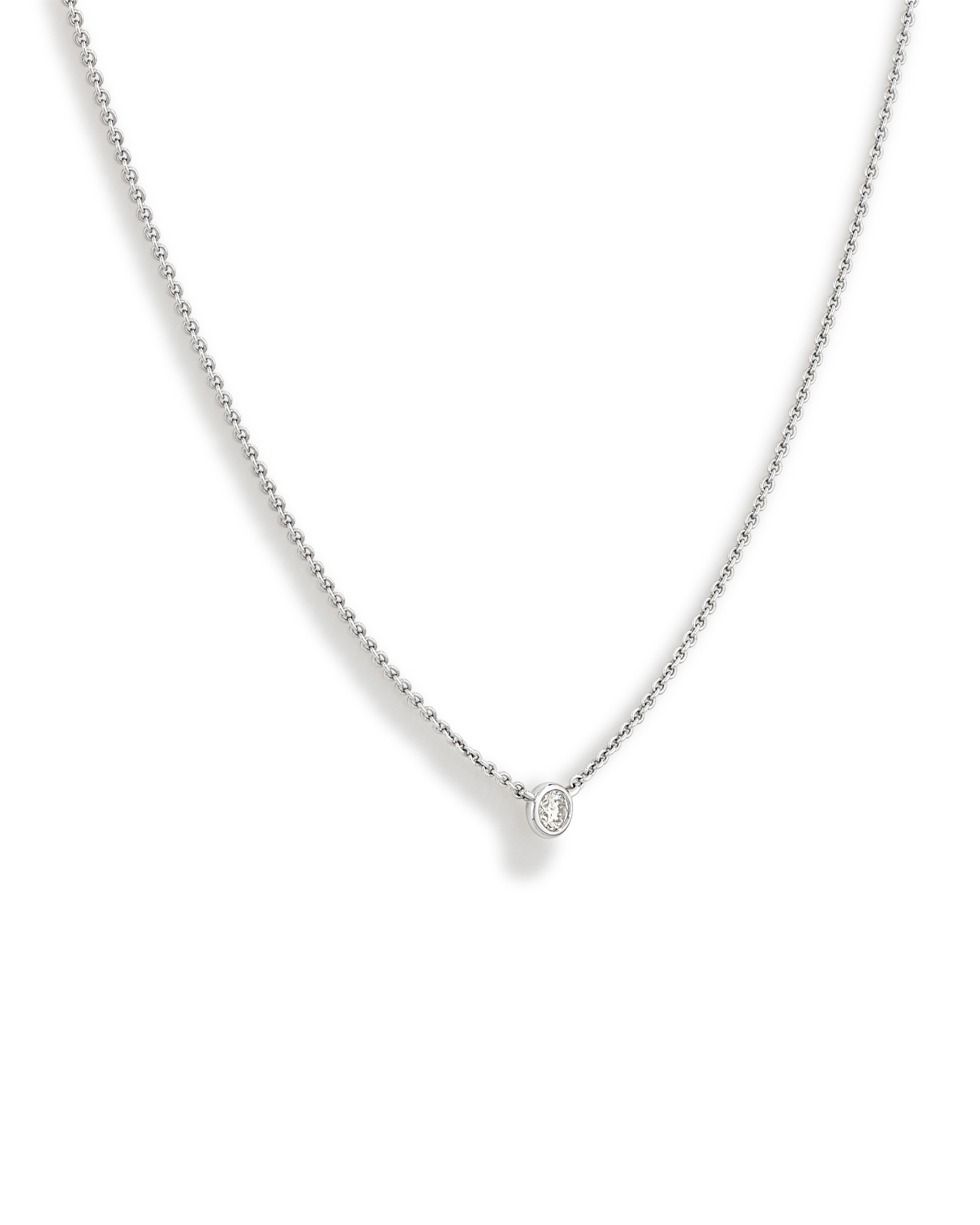 Collier Serendipity avec Pierre Unique en Diamant en Argent Sterling