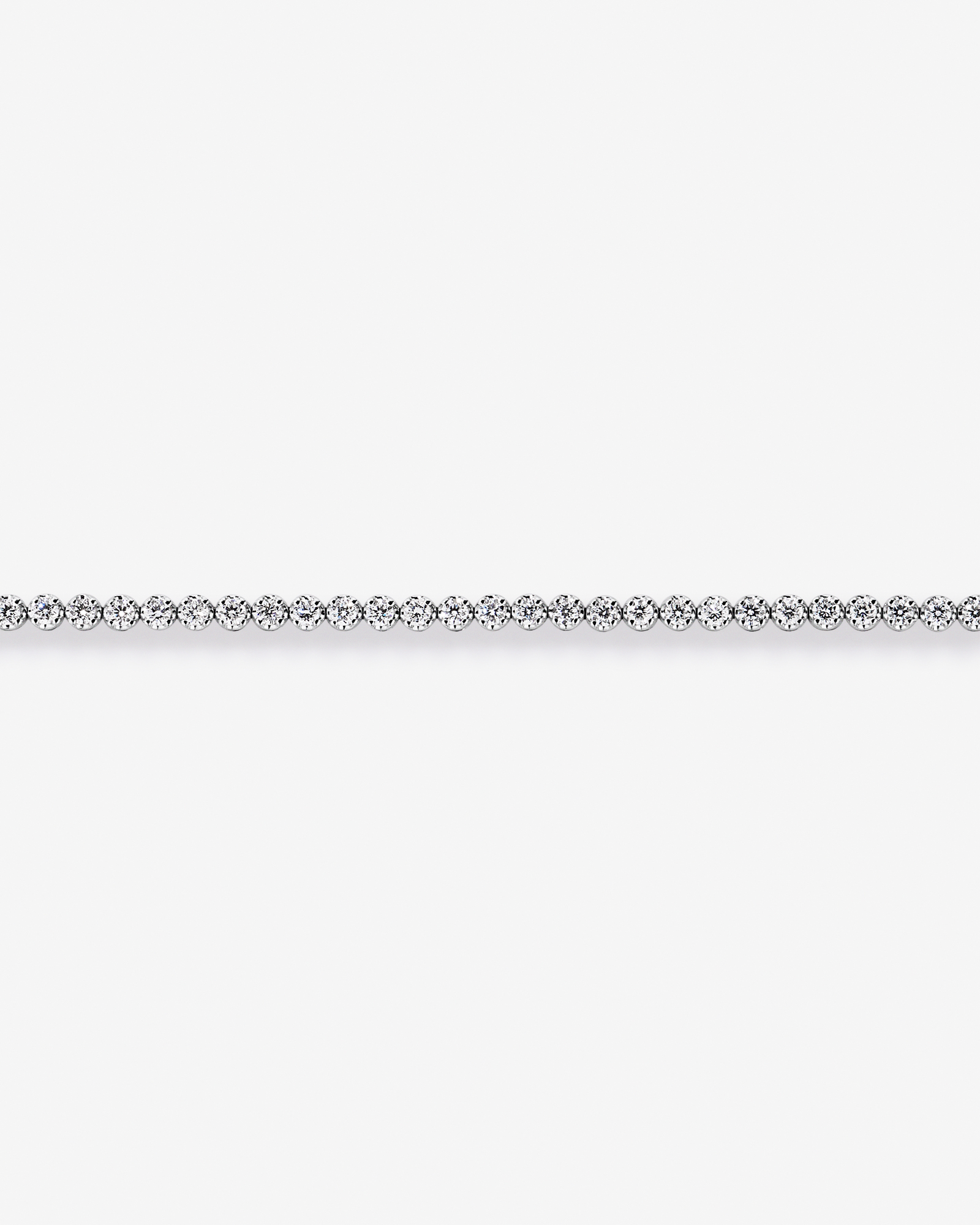 Carat TW Laboratory-Grown Diamond Tennis Bracelet set in 10kt White Gold