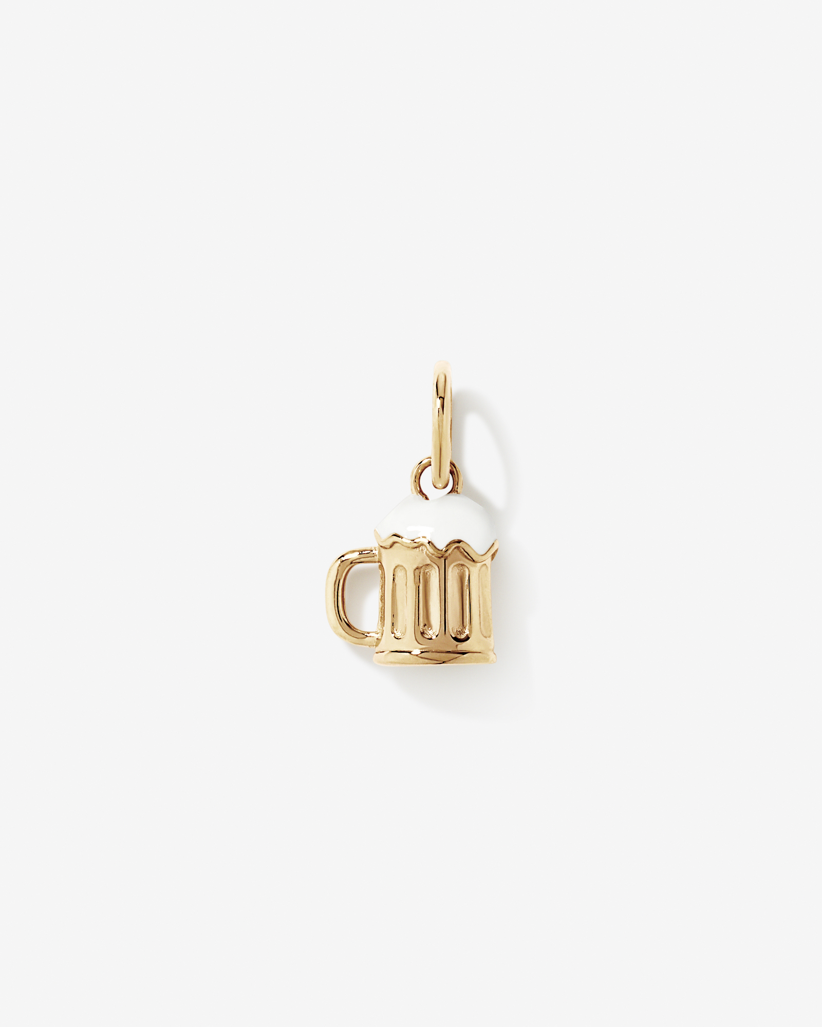 Enamel Stein Pendant in 18kt Vermeil