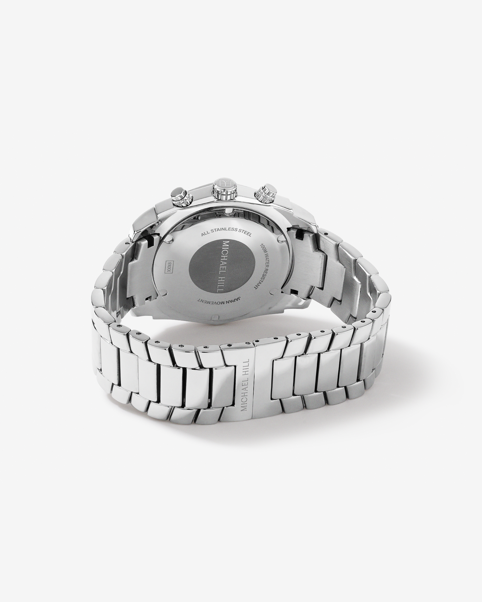 Men's Solar Chronograph Watch in Stainless Steel