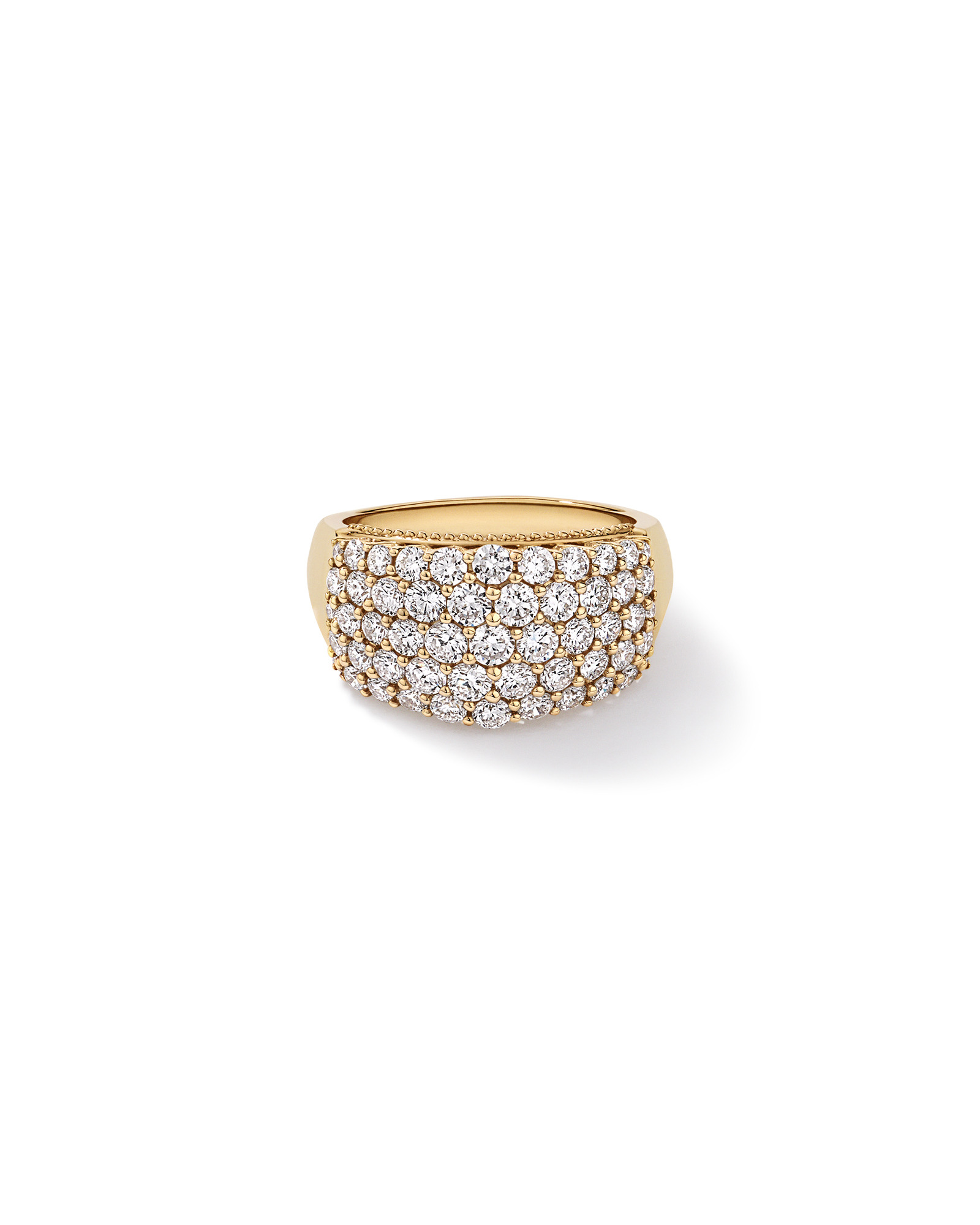 2.00TW Lab Diamond Cluster Ring 10kt Gold