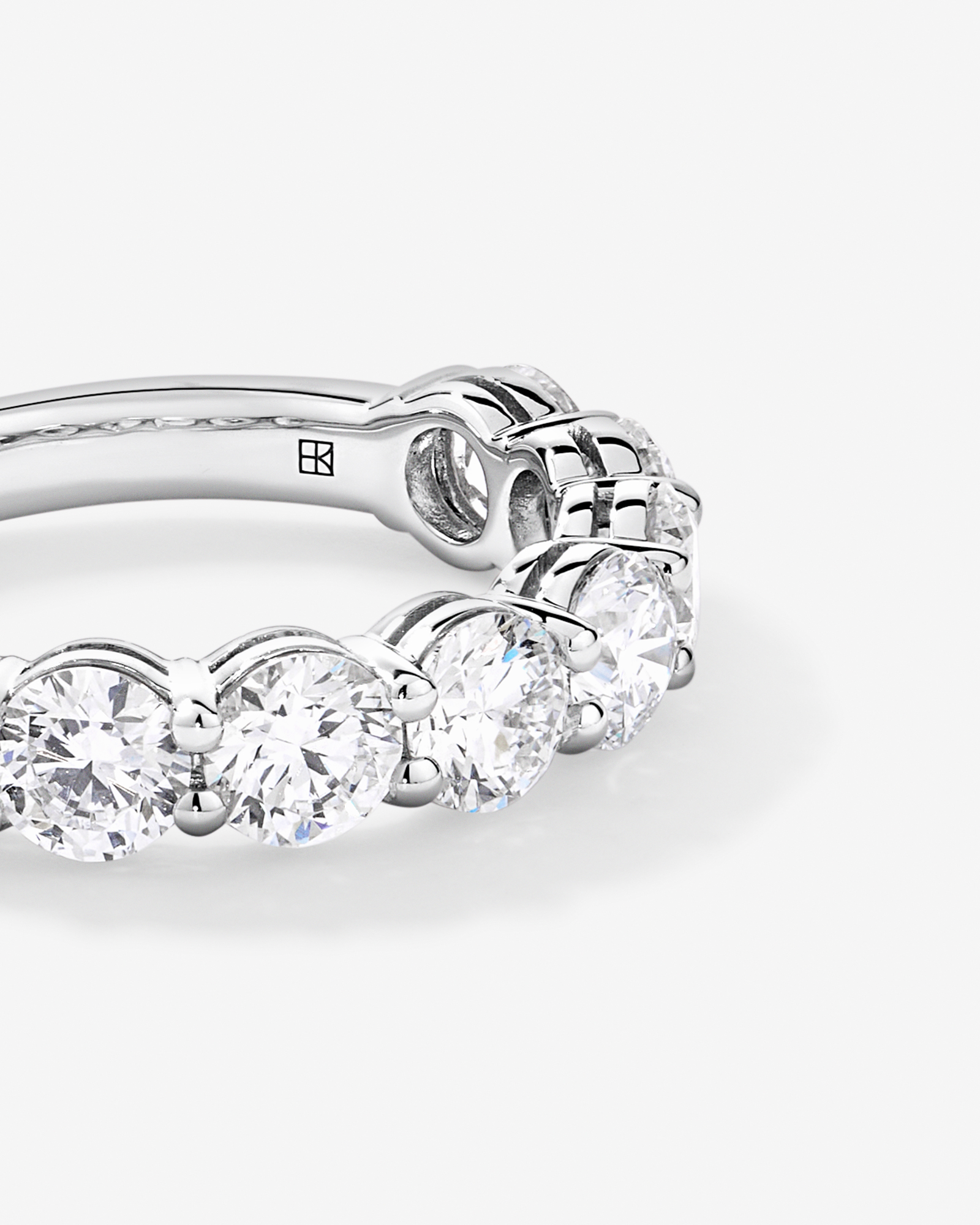 2.74TW Round Brilliant Laboratory-Grown Diamond Wedding Ring 14kt Gold