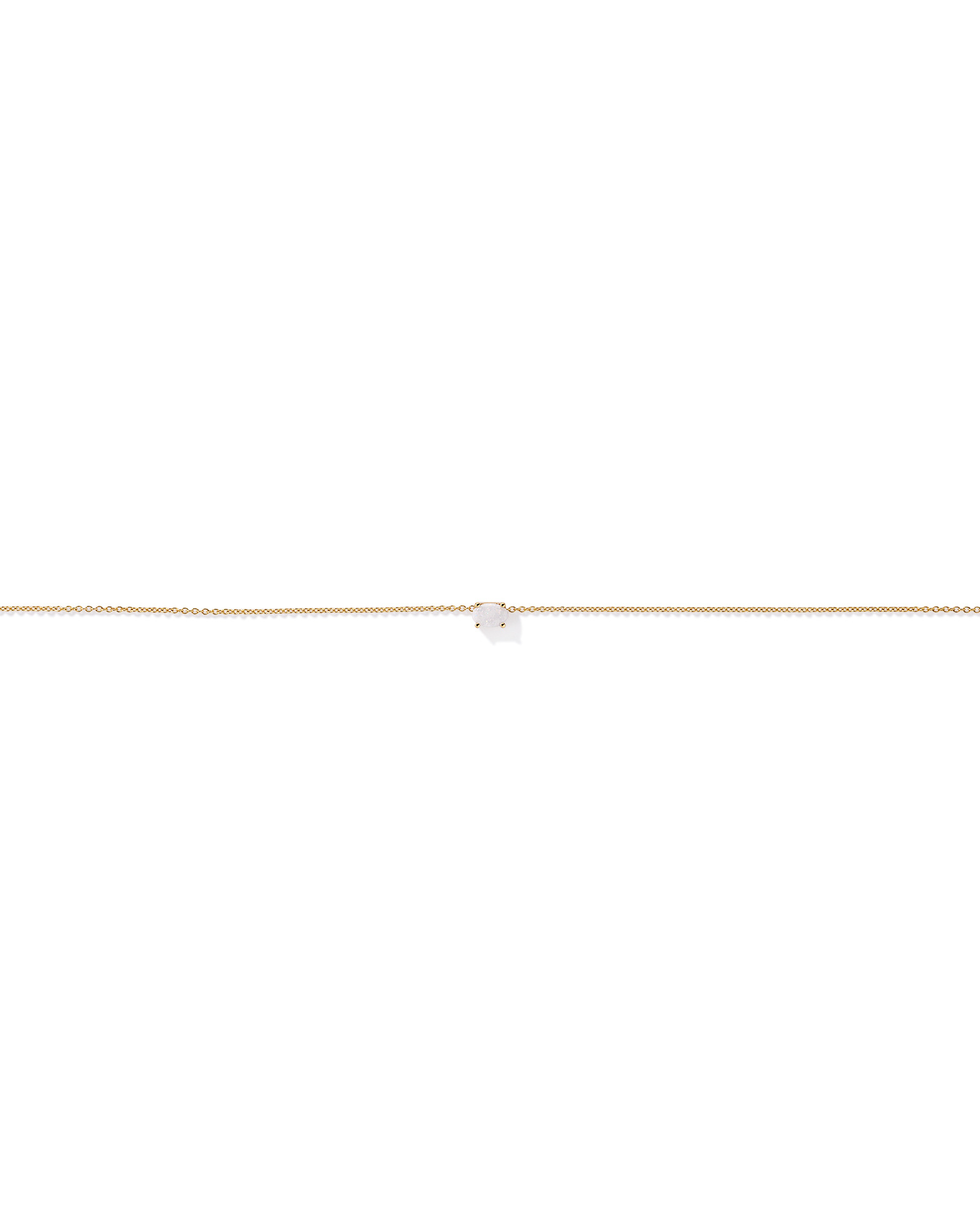 Australian Opal East-West Necklace in 10kt Yellow Gold