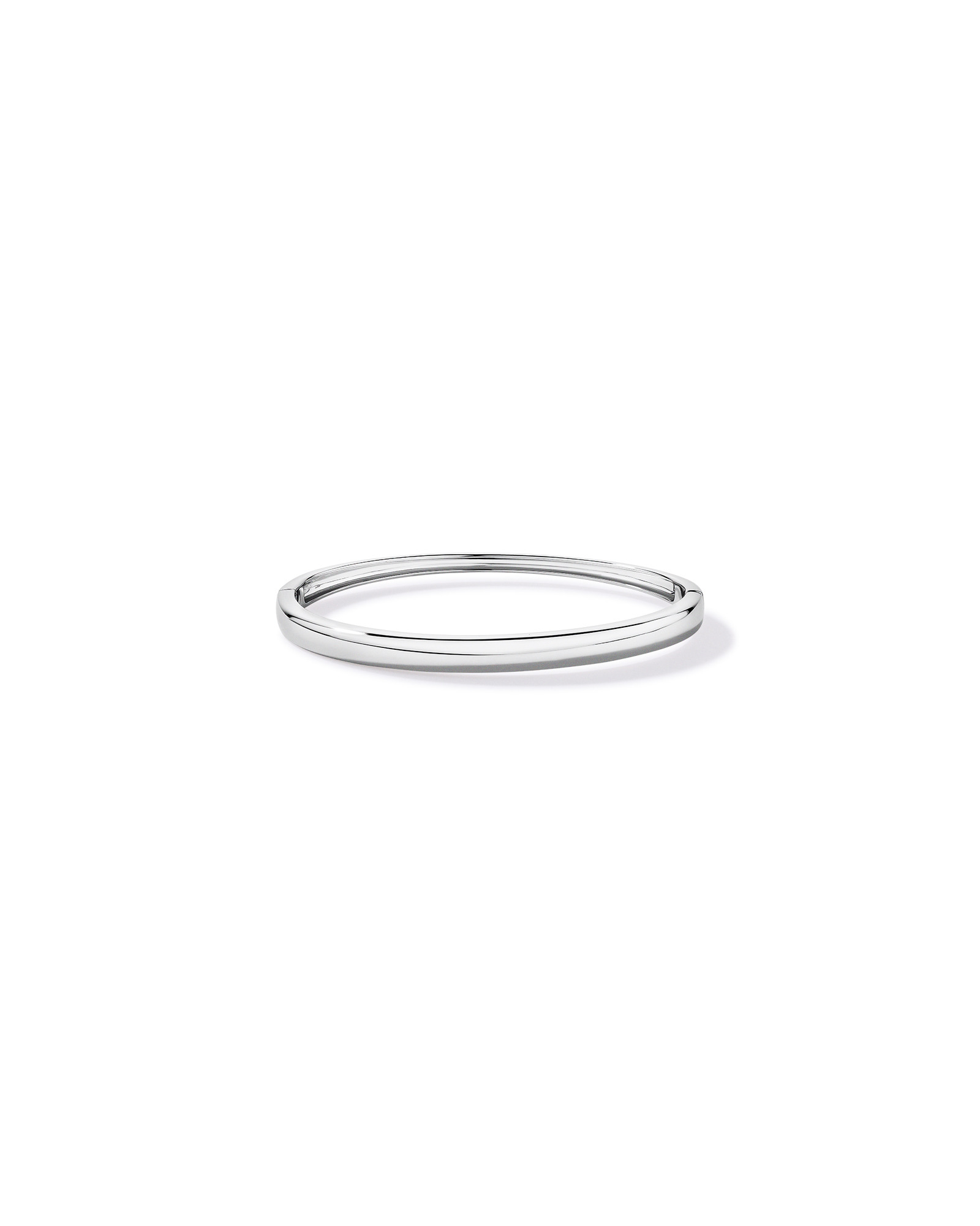 Bracelet charnière poli en argent sterling - Moyen