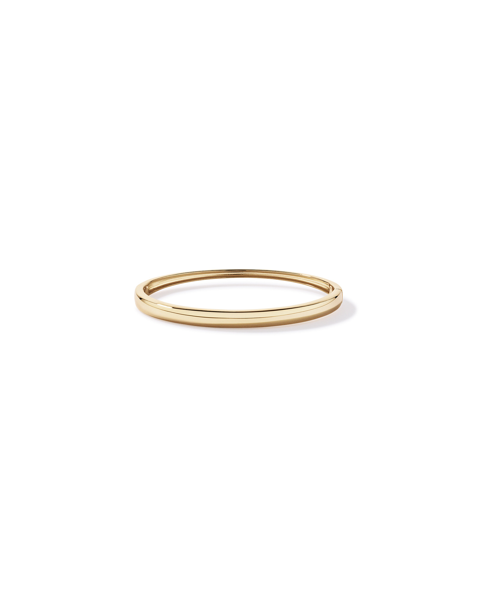 62mm Classic Polished Hinged Bangle in 18kt Vermeil