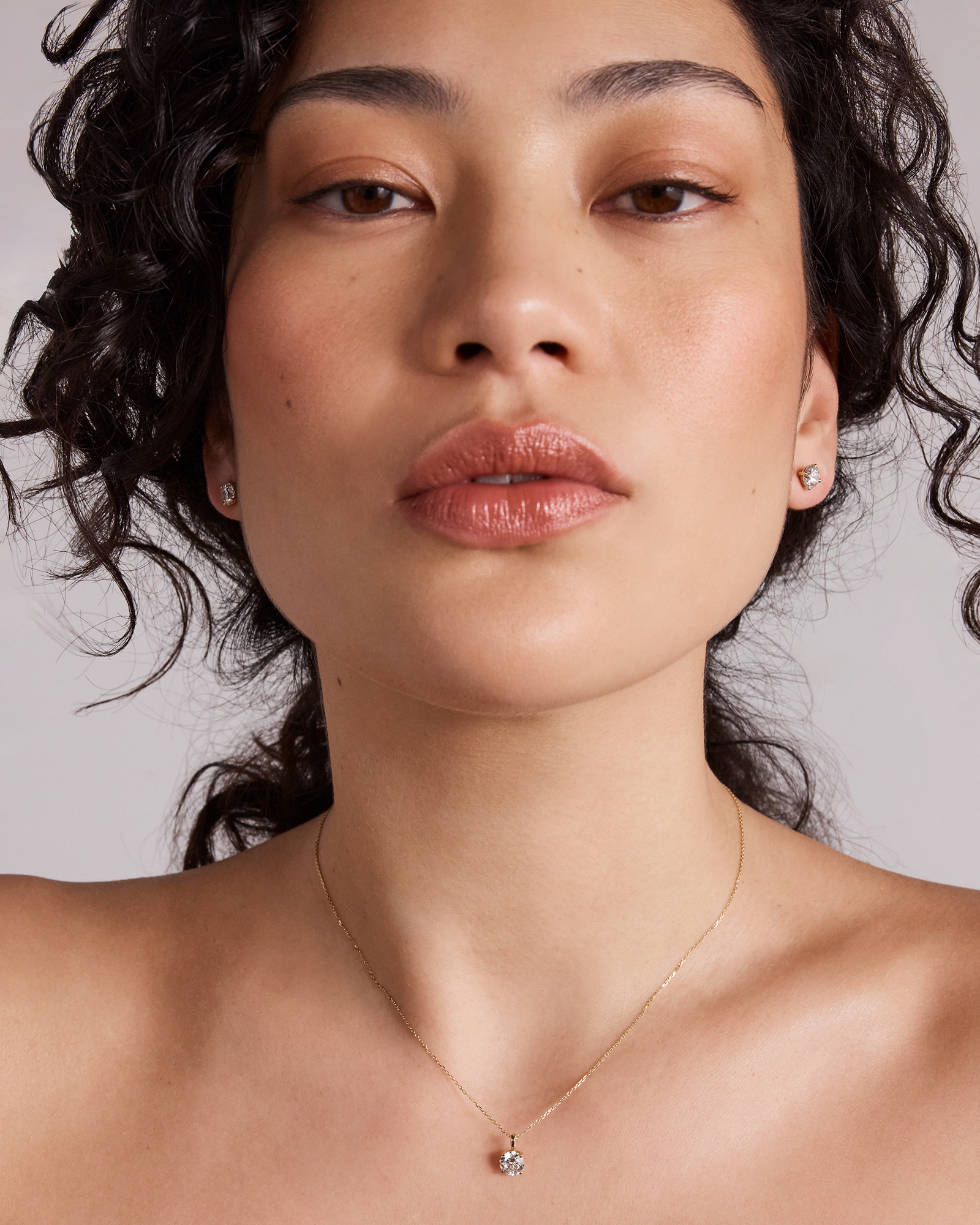 2.00 Carat TW Diamond Solitaire Stud Earrings in 18kt Yellow Gold