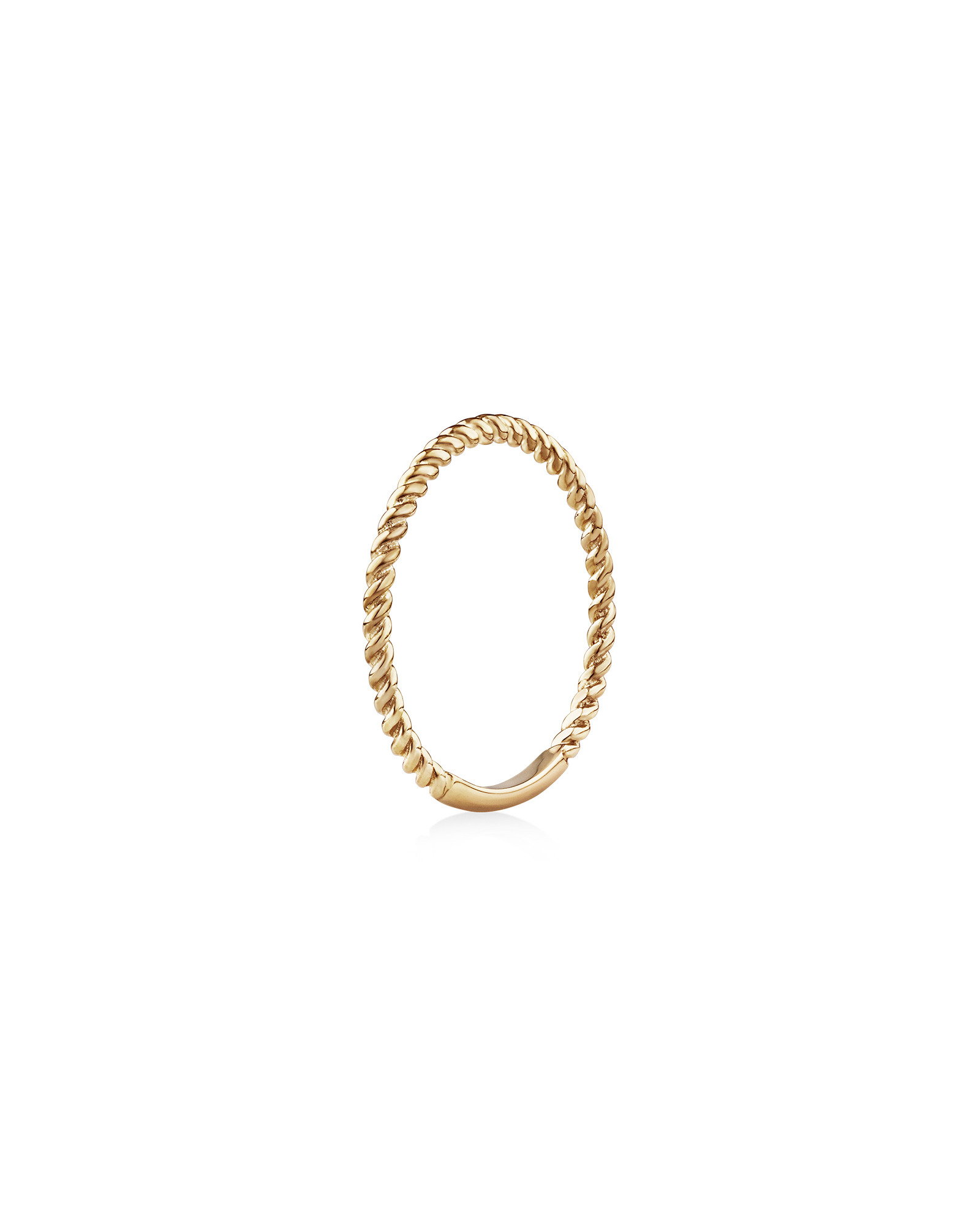 Twisted Band Ring in 10kt Yellow Gold