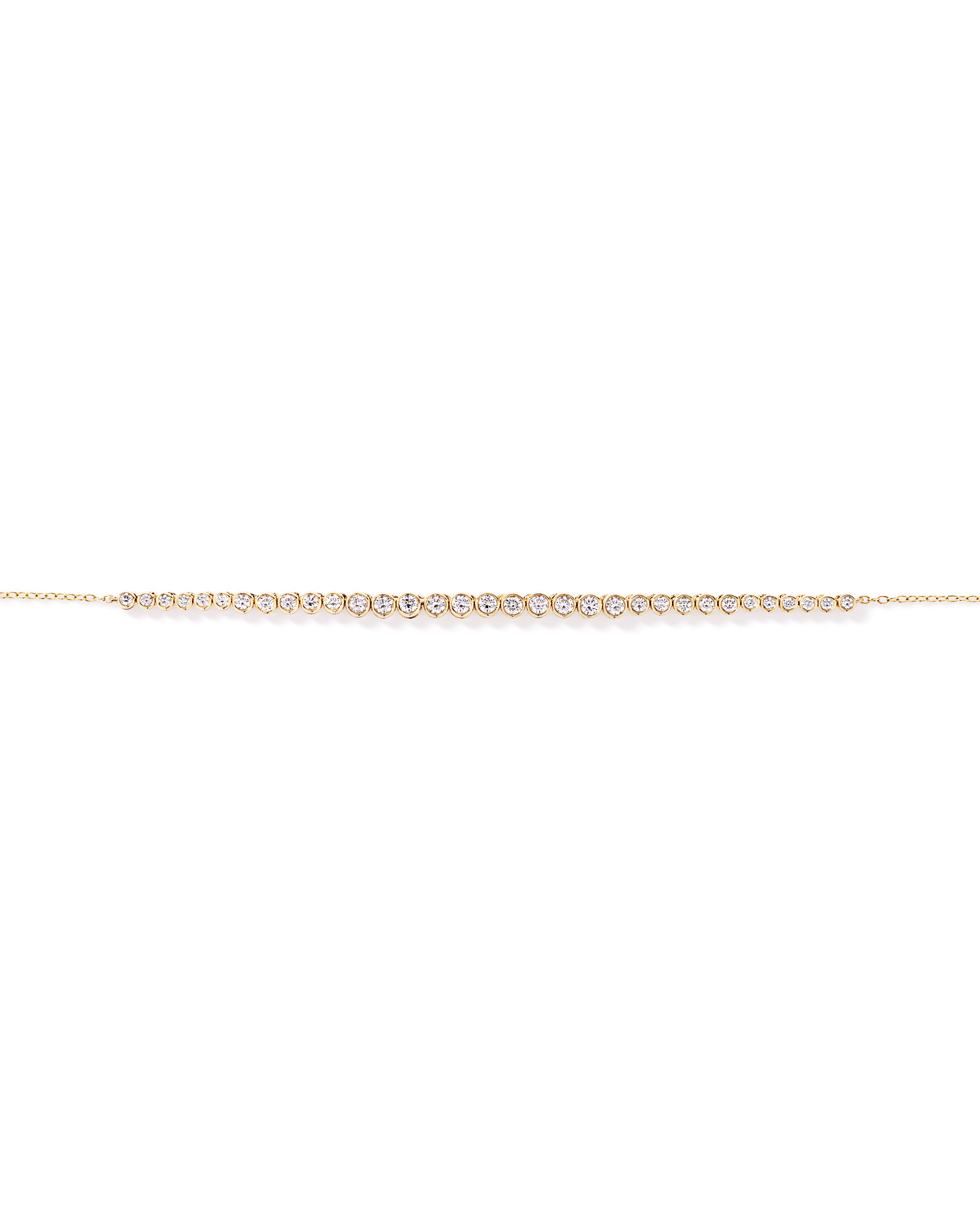 1.00TW Lab Diamond Tennis Necklace in 10kt Gold