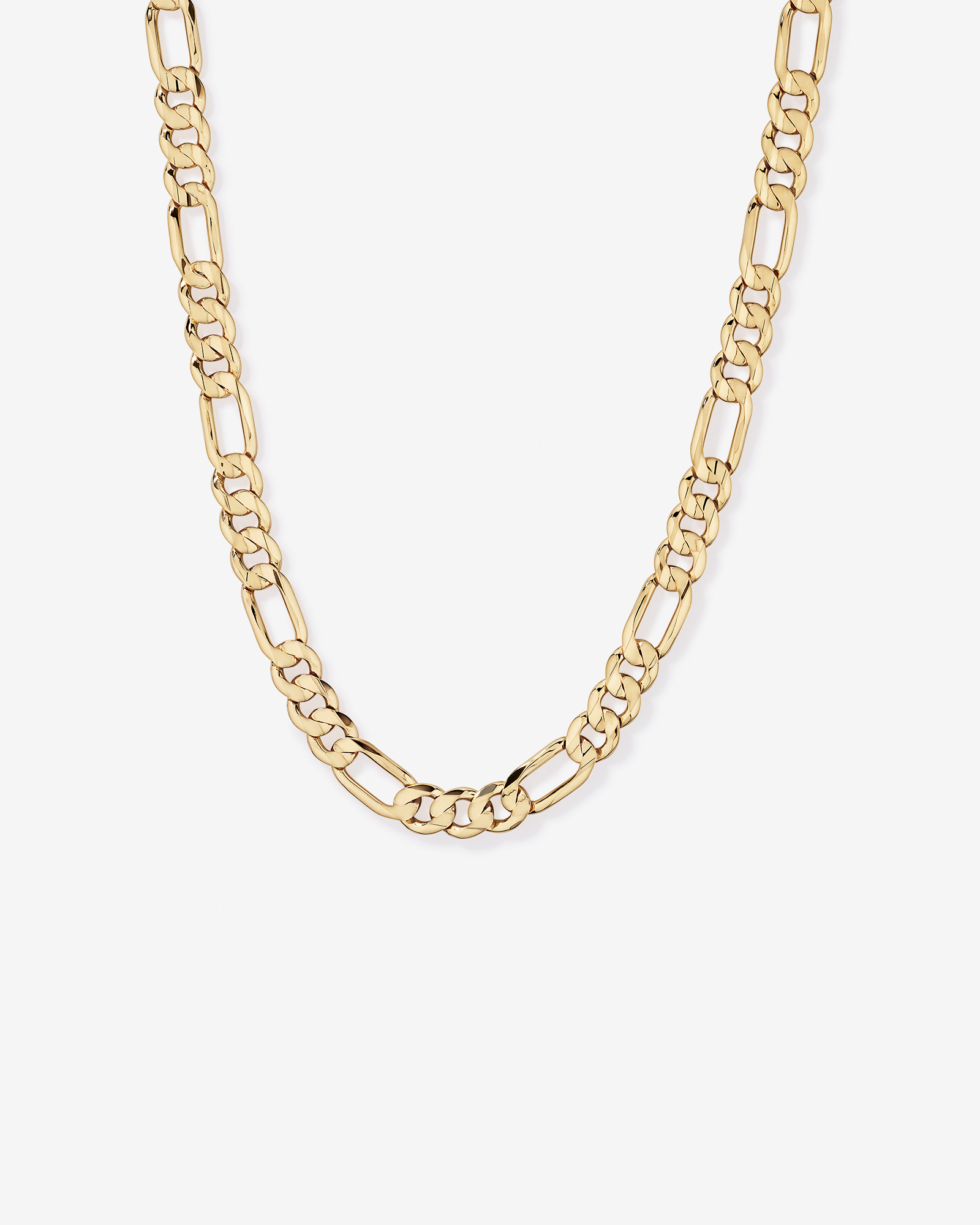 60cm (24") Figaro Chain  in 18kt Vermeil