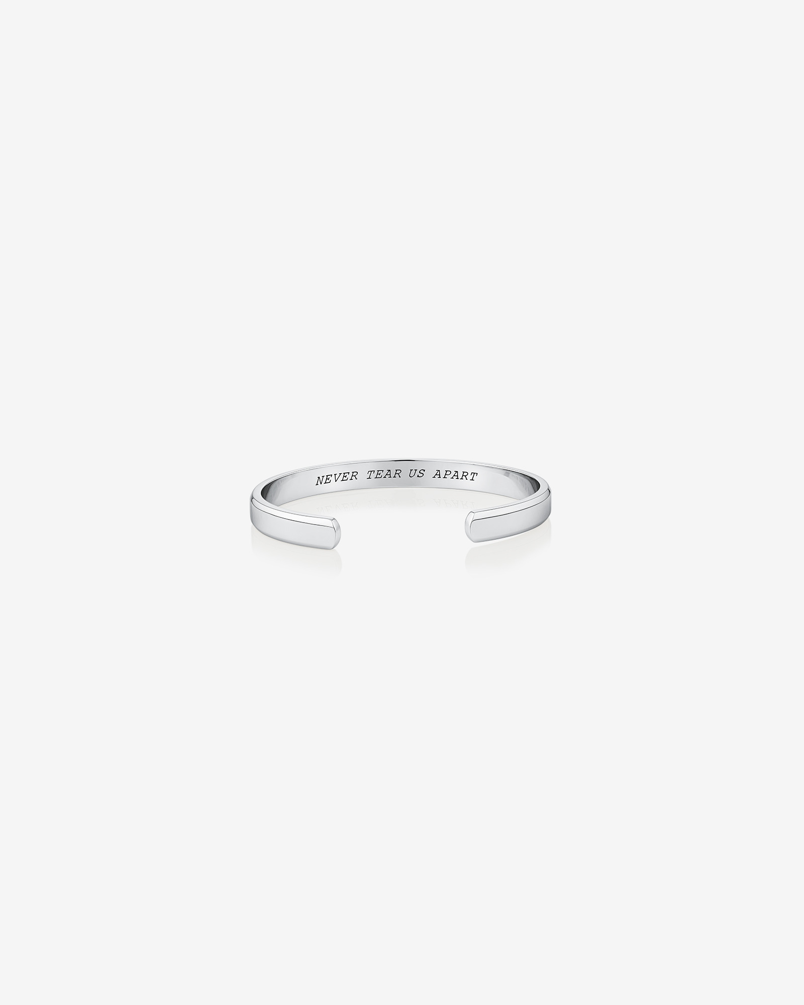 INXS Never Tear Us Apart Cuff Bangle in Recycled Sterling Silver