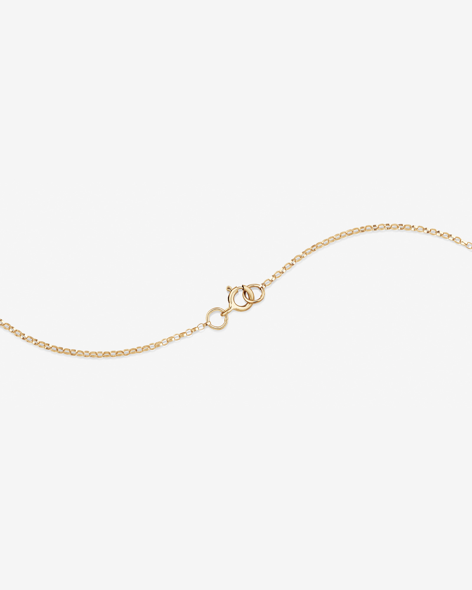 "I" Initial Necklace with 0.10 Carat TW of Diamonds in 10kt Yellow Gold