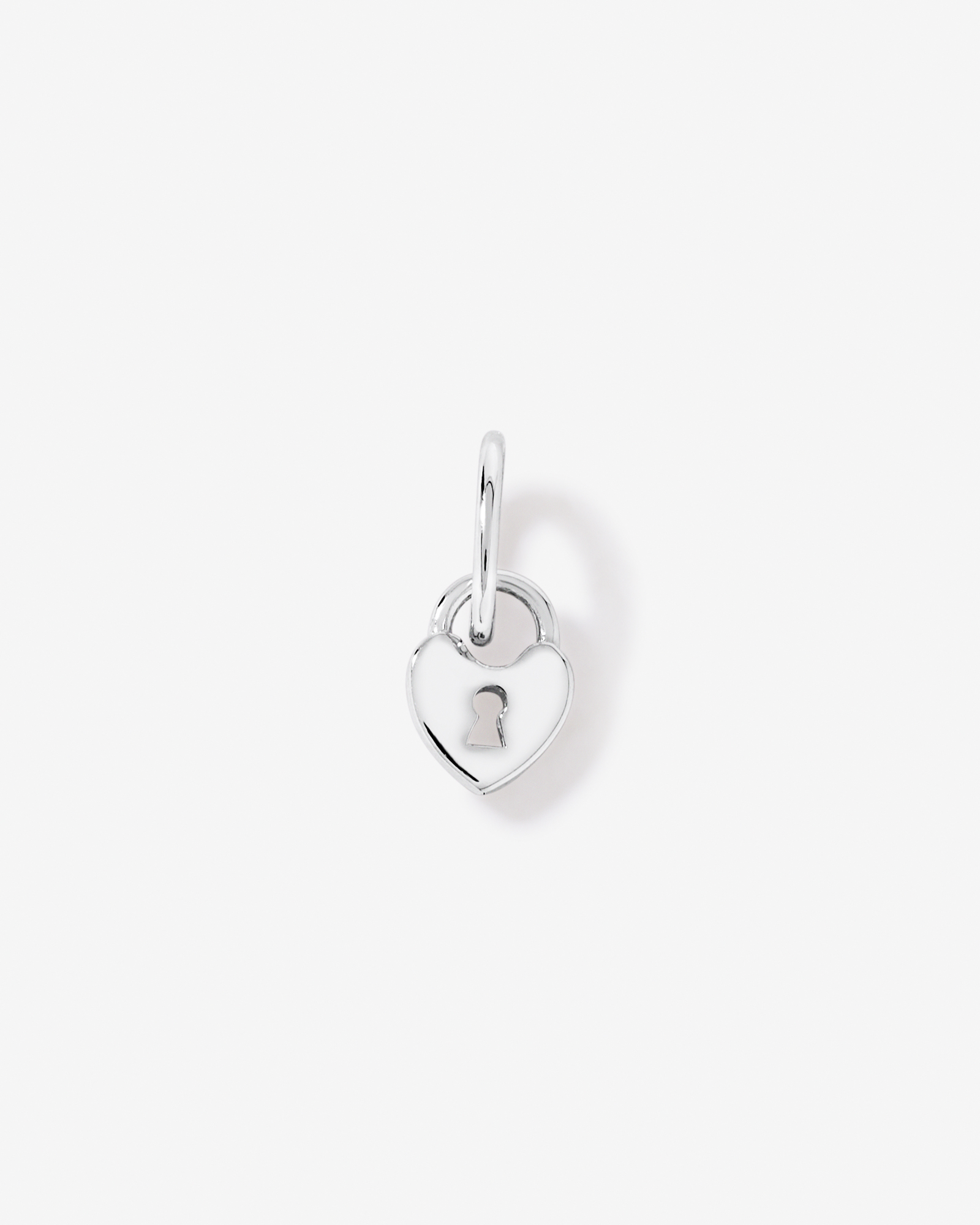 Micropendentif Heart Lock en argent sterling