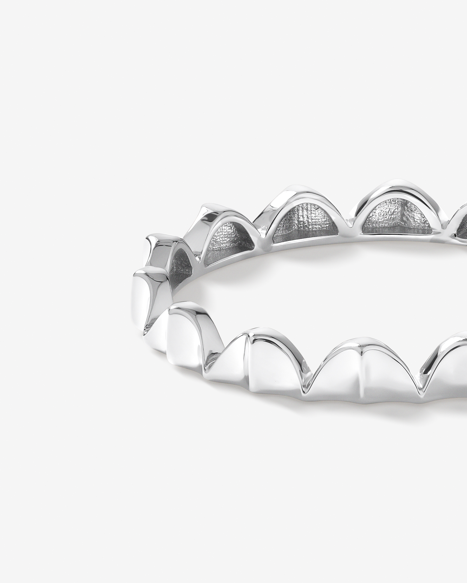 Signature Connect Curve Ring Sterling Silver