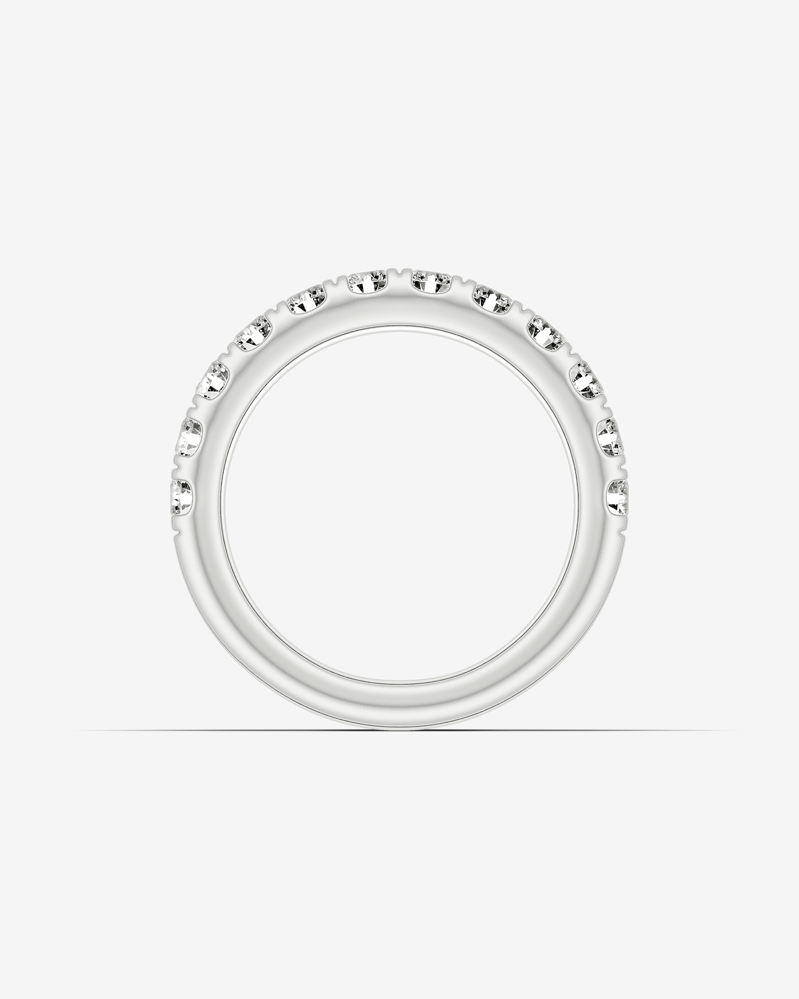 Evermore Wedding Band with 1 Carat TW Diamonds in 14kt White Gold