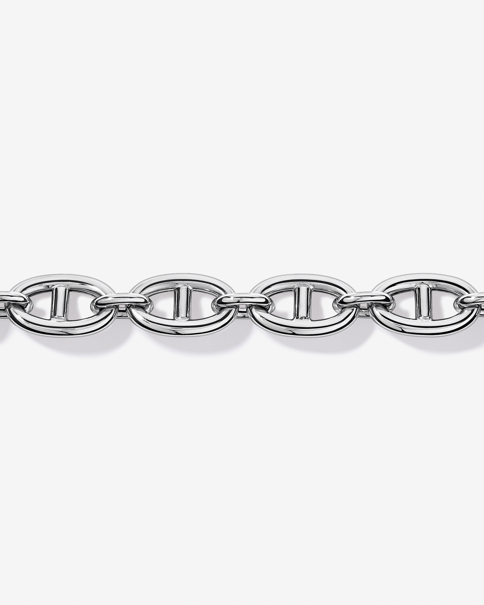 23cm (9.1") Bold Anchor Bracelet in Sterling Silver