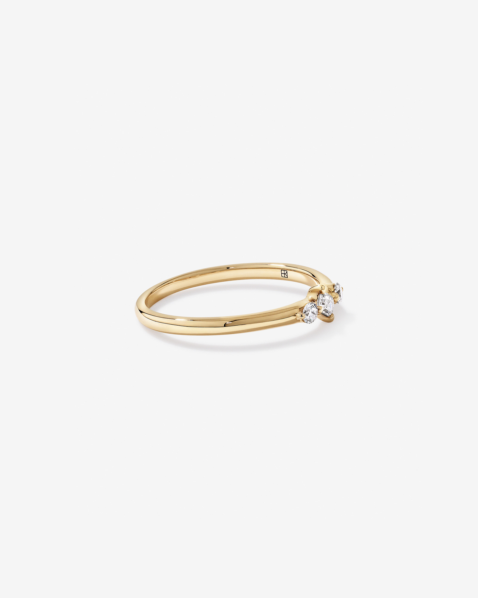 0.15TW Lab Diamond Stacker Ring 10kt Gold