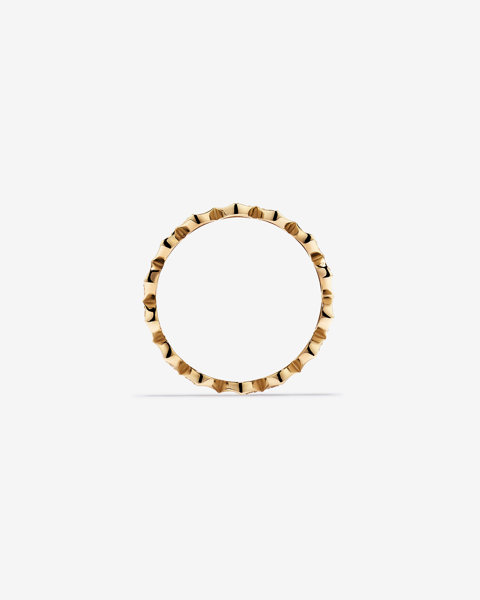 Signature Connect Curve Diamond Ring in 10kt Yellow Gold