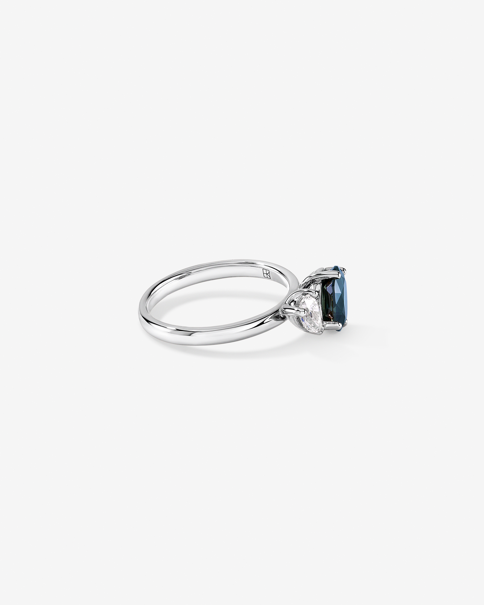 Australian Parti Sapphire & 0.30 Carat TW Diamond Toi Et Moi Ring 10kt Gold