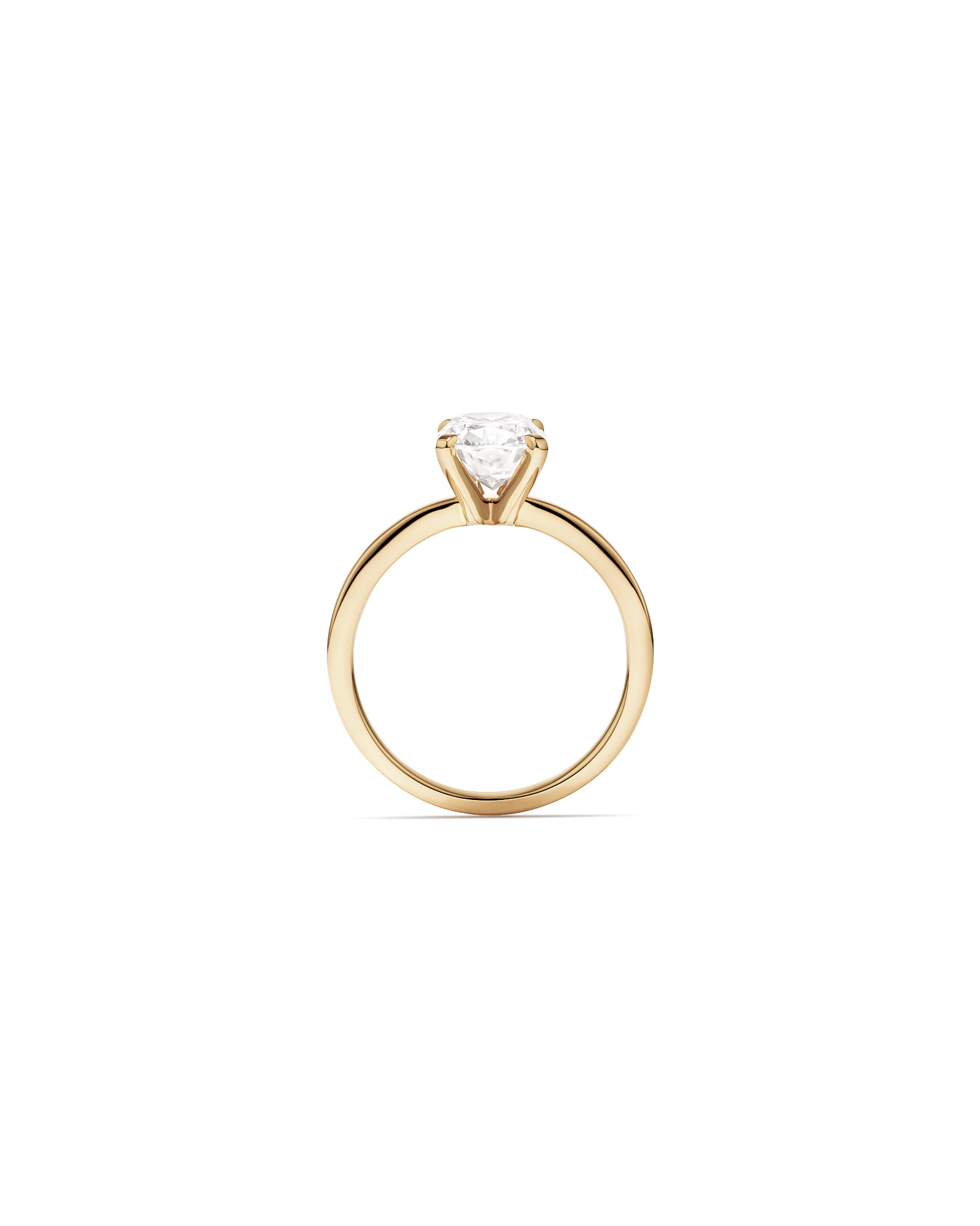 2.00 Carat TW Elongated Cushion Cut Lab-Grown Diamond Solitaire Engagement Ring 14kt Yellow Gold