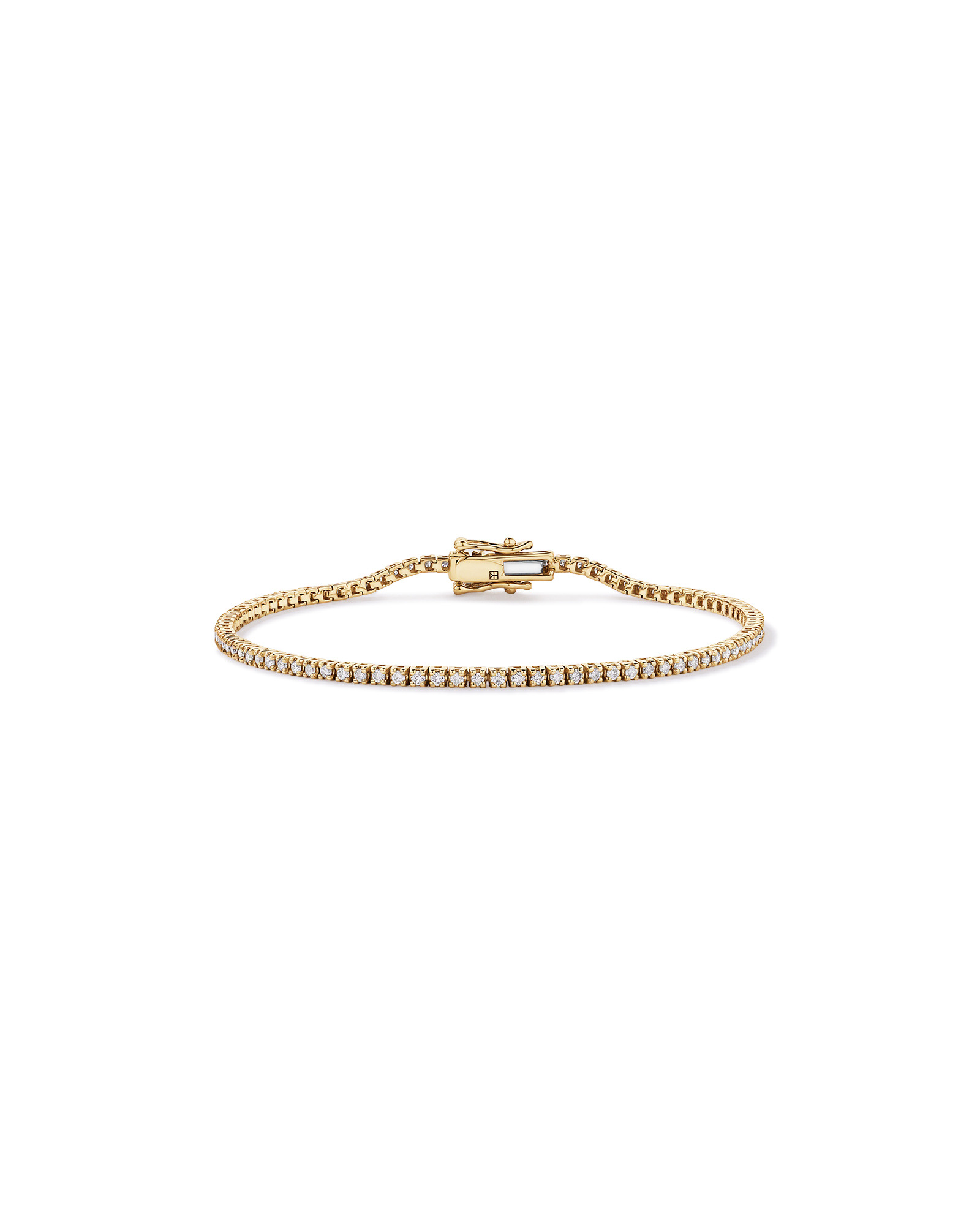 1.00 Carat TW Diamond Tennis Bracelet in 10kt Yellow Gold