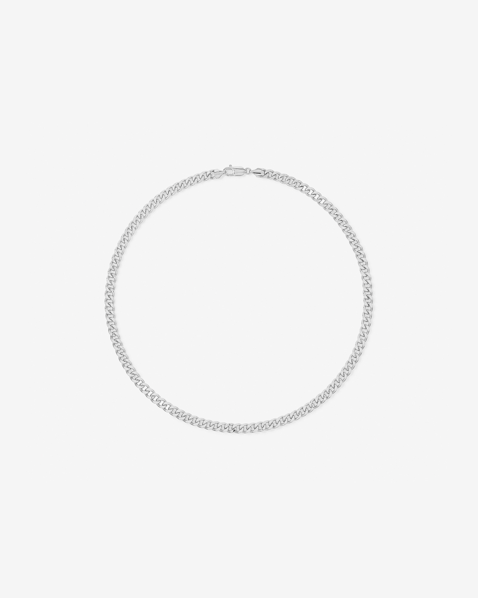 45cm (22") 6.8mm Width Semi Solid Diamond Cut Curb Chain in 10kt Gold