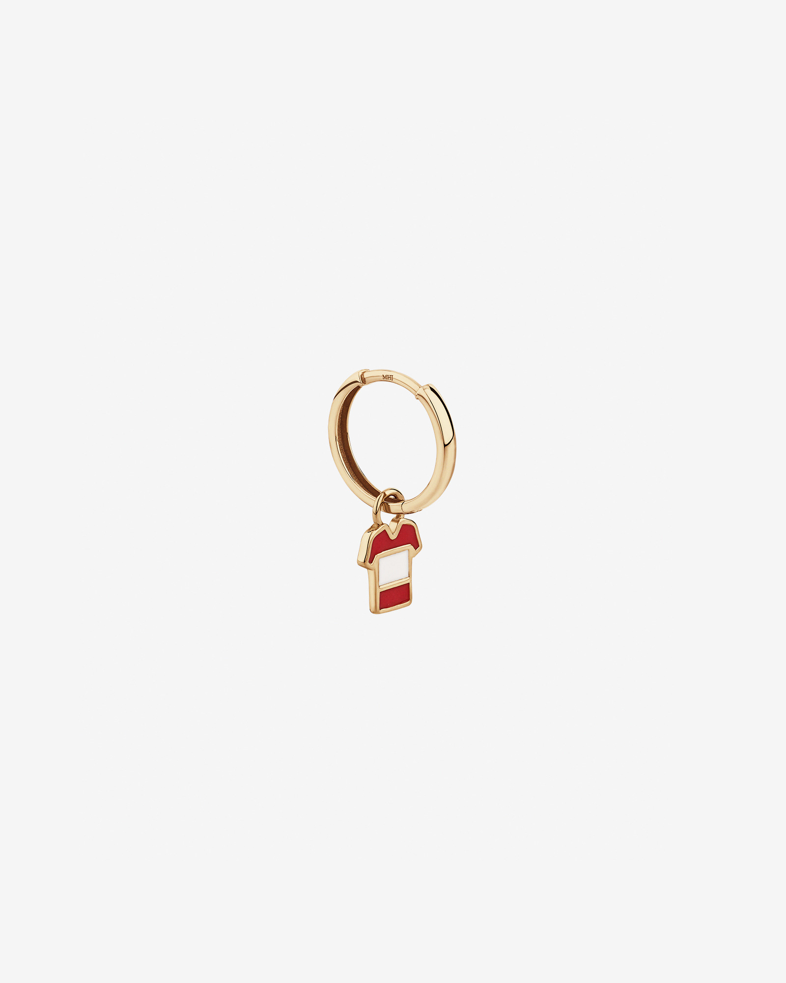 Canada Jersey Earring Charm in 18Kt Vermeil