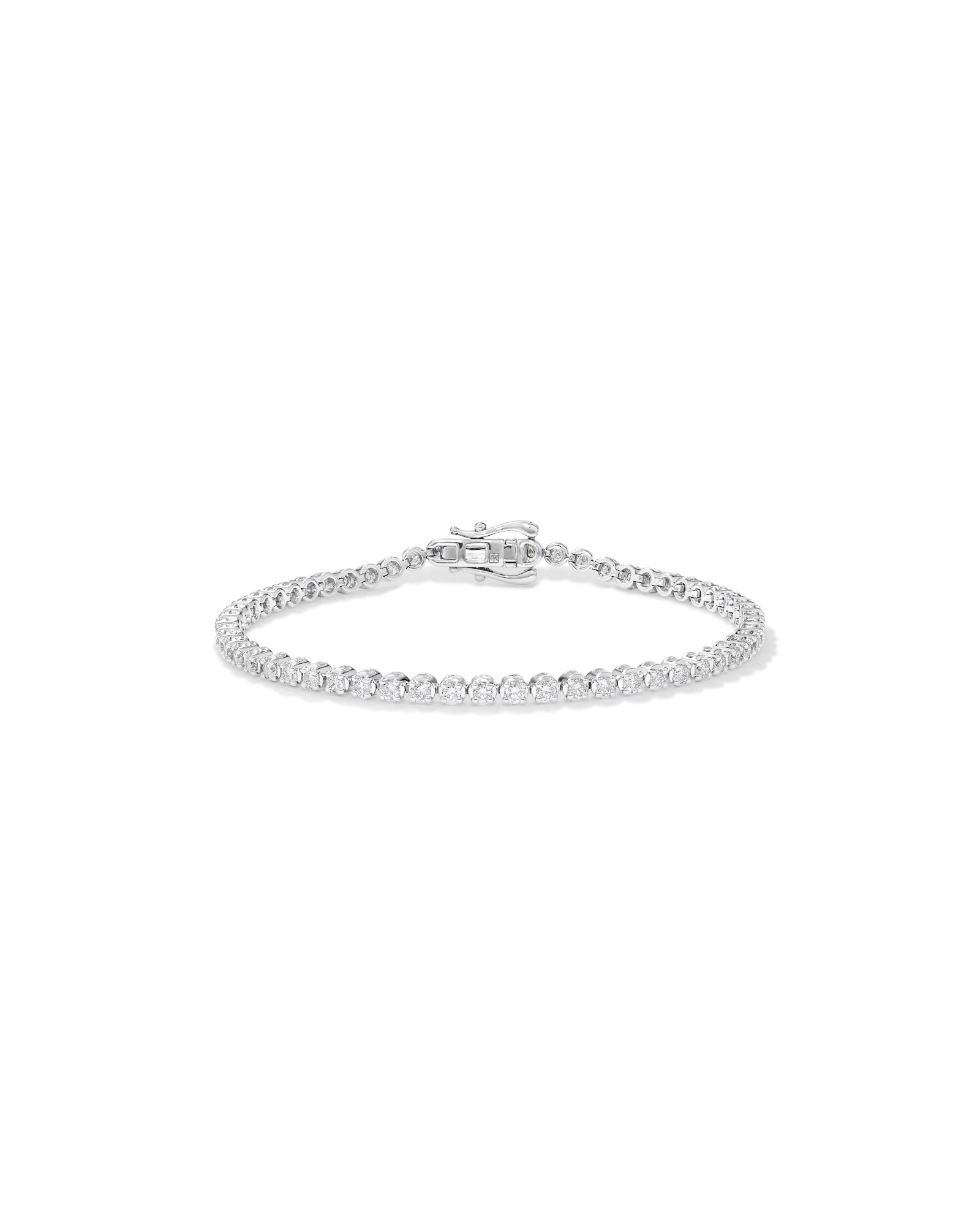 2,33 carat TW bracelet tennis avec diamants de laboratoire en argent sterling