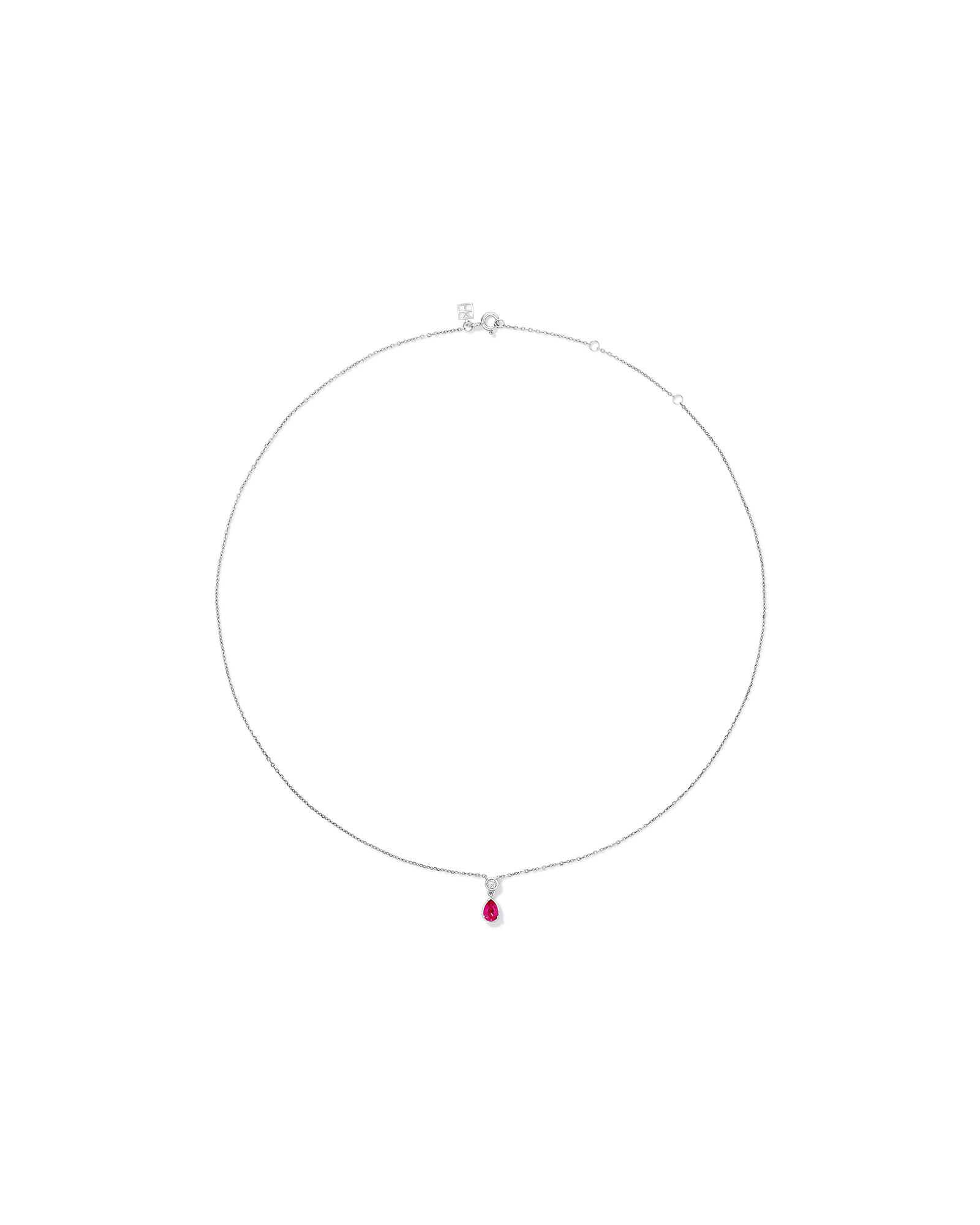 Laboratory-Grown Diamond & Created Ruby Gift Set in Silver