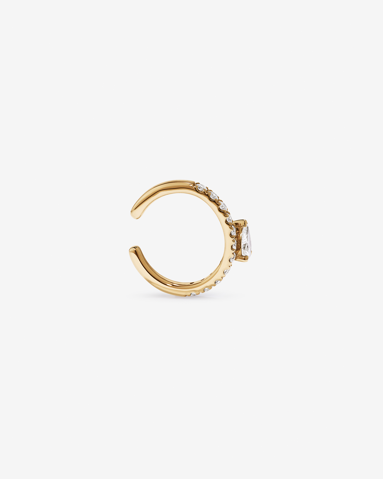 0.19TW Lab Diamond Ear Conch in 10kt Gold