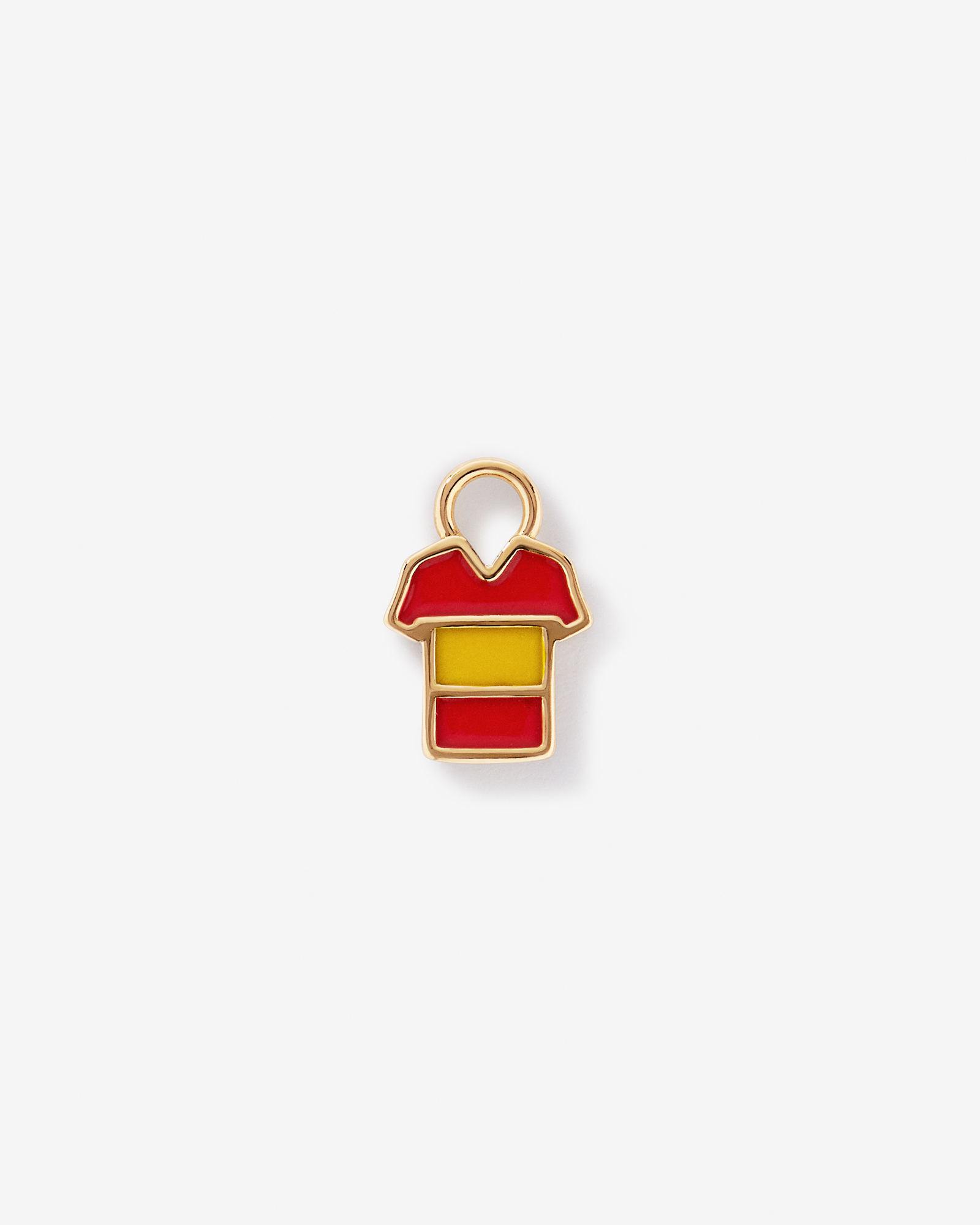 Spain Jersey Earring Charm in 18Kt Vermeil