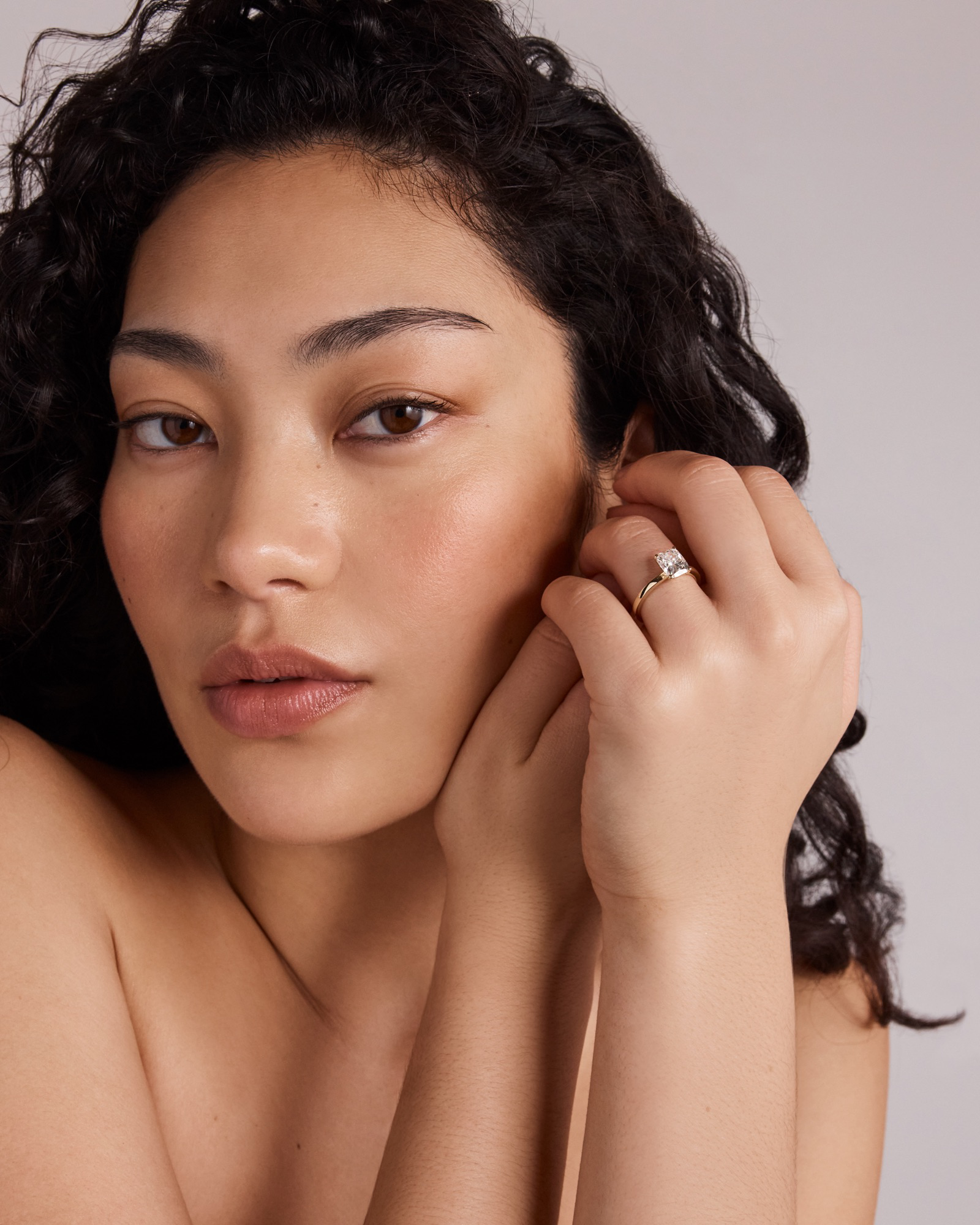 2.00 Carat TW Elongated Cushion Cut Lab-Grown Diamond Solitaire Engagement Ring 14kt Yellow Gold