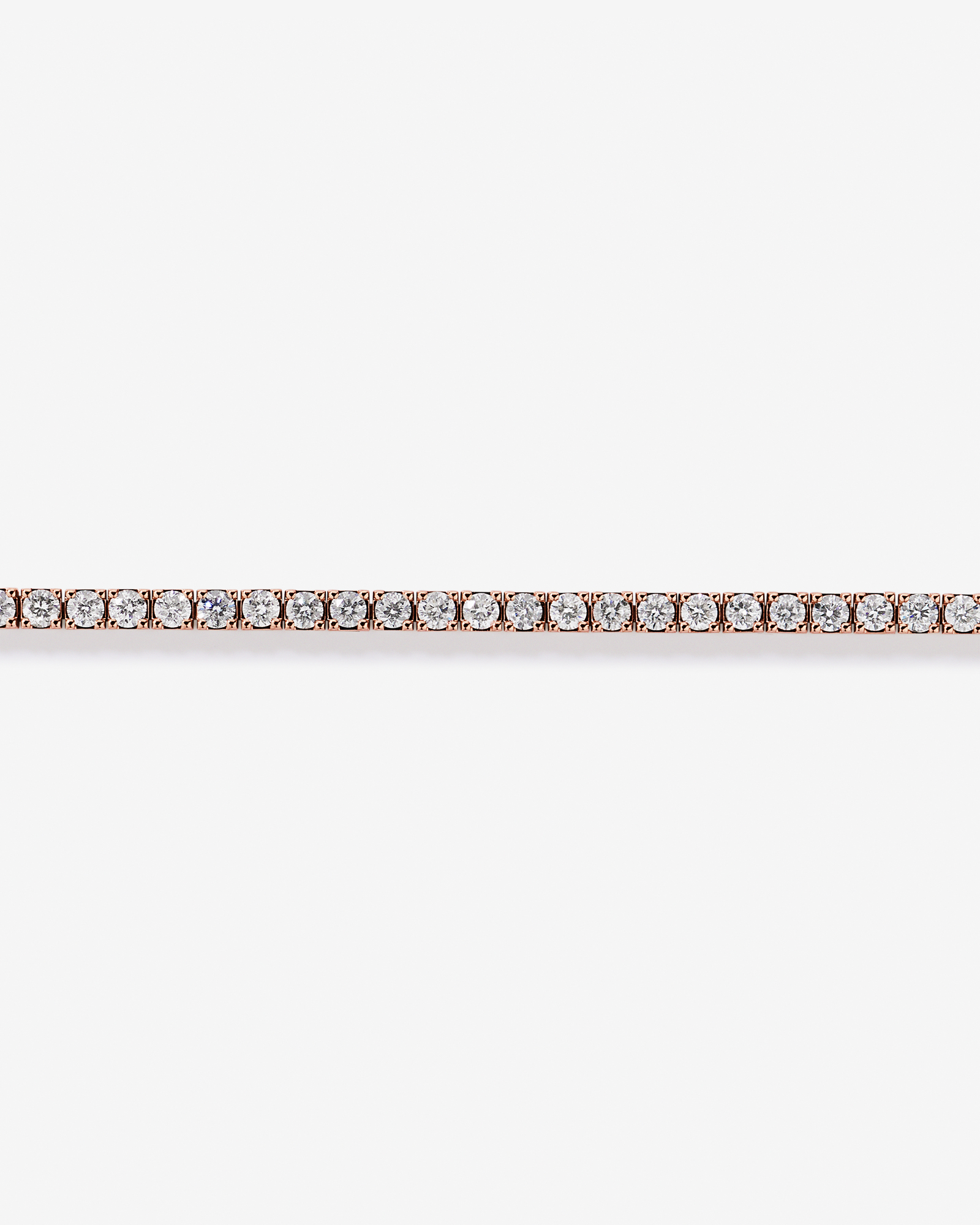 Bracelet de Tennis de 5,00 Carat TW en Diamant en Or Rose 10kt