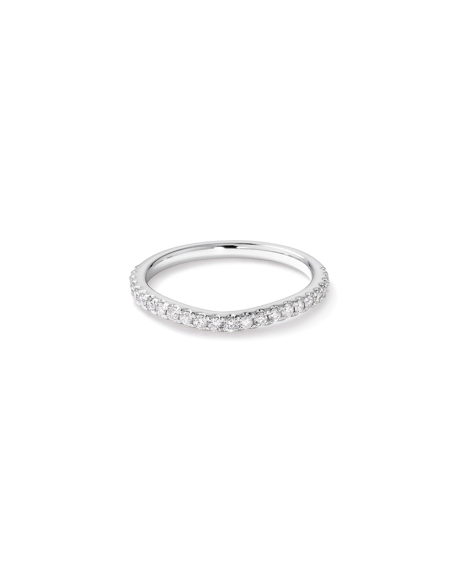 Alliance en or blanc 18 K à diamants totalisant 0,25 ct Sir Michael Hill Designer
