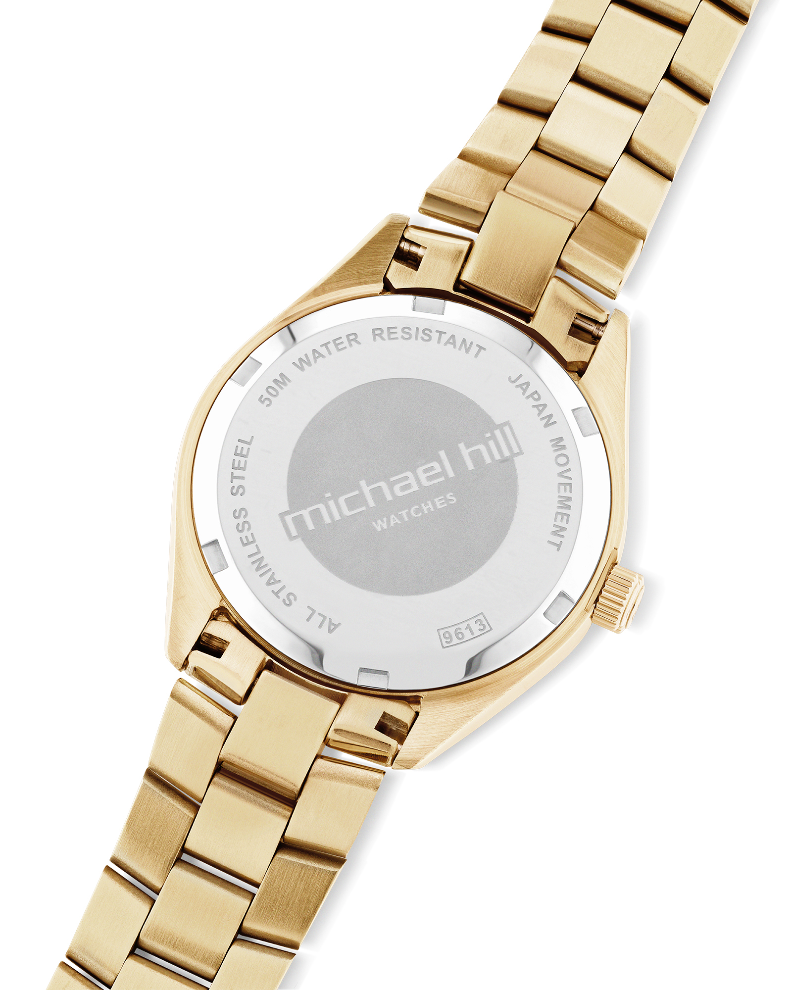 Montre en acier inoxydable rose pour femme