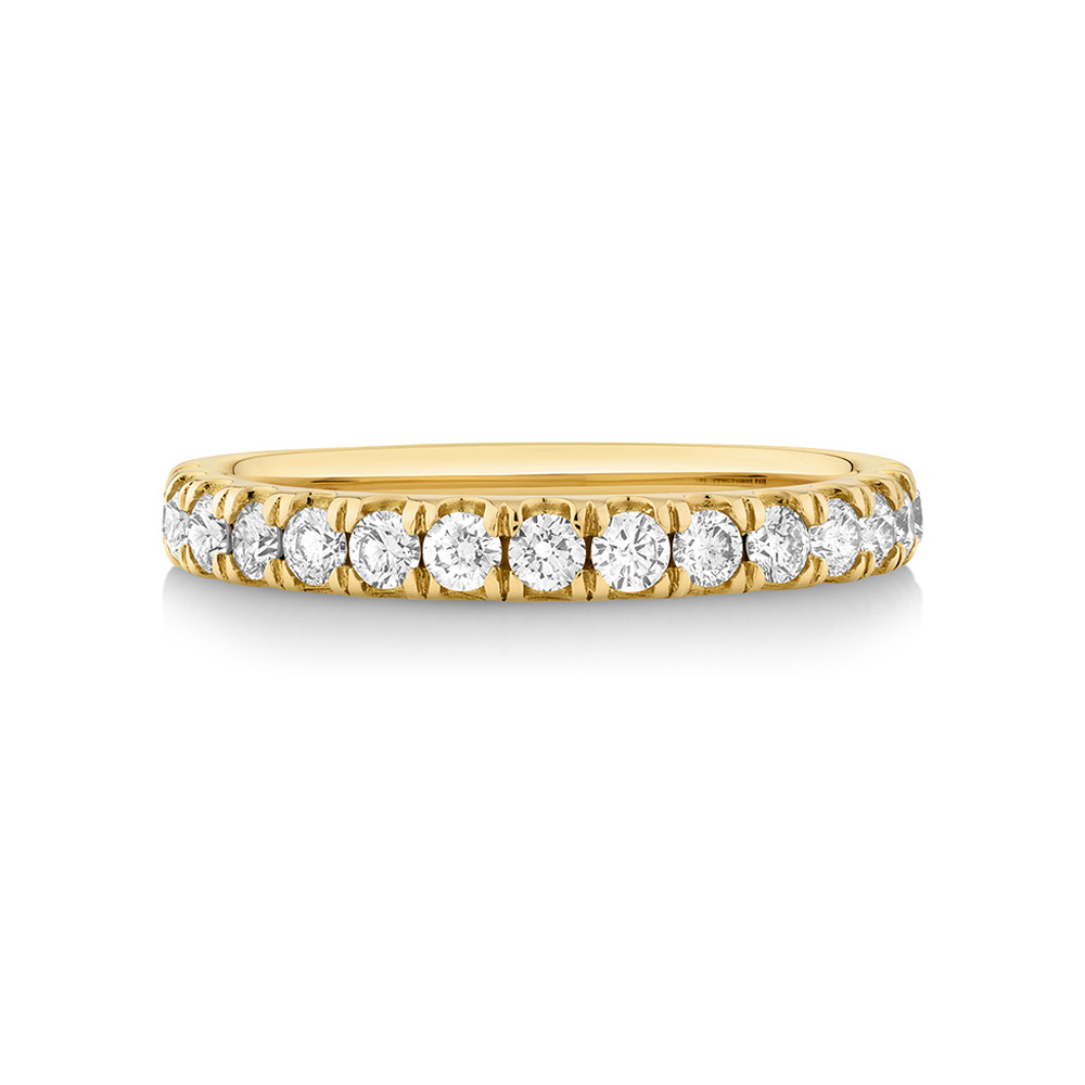 0.50 Carat TW Claw Set Diamond Ring in 18kt Yellow Gold