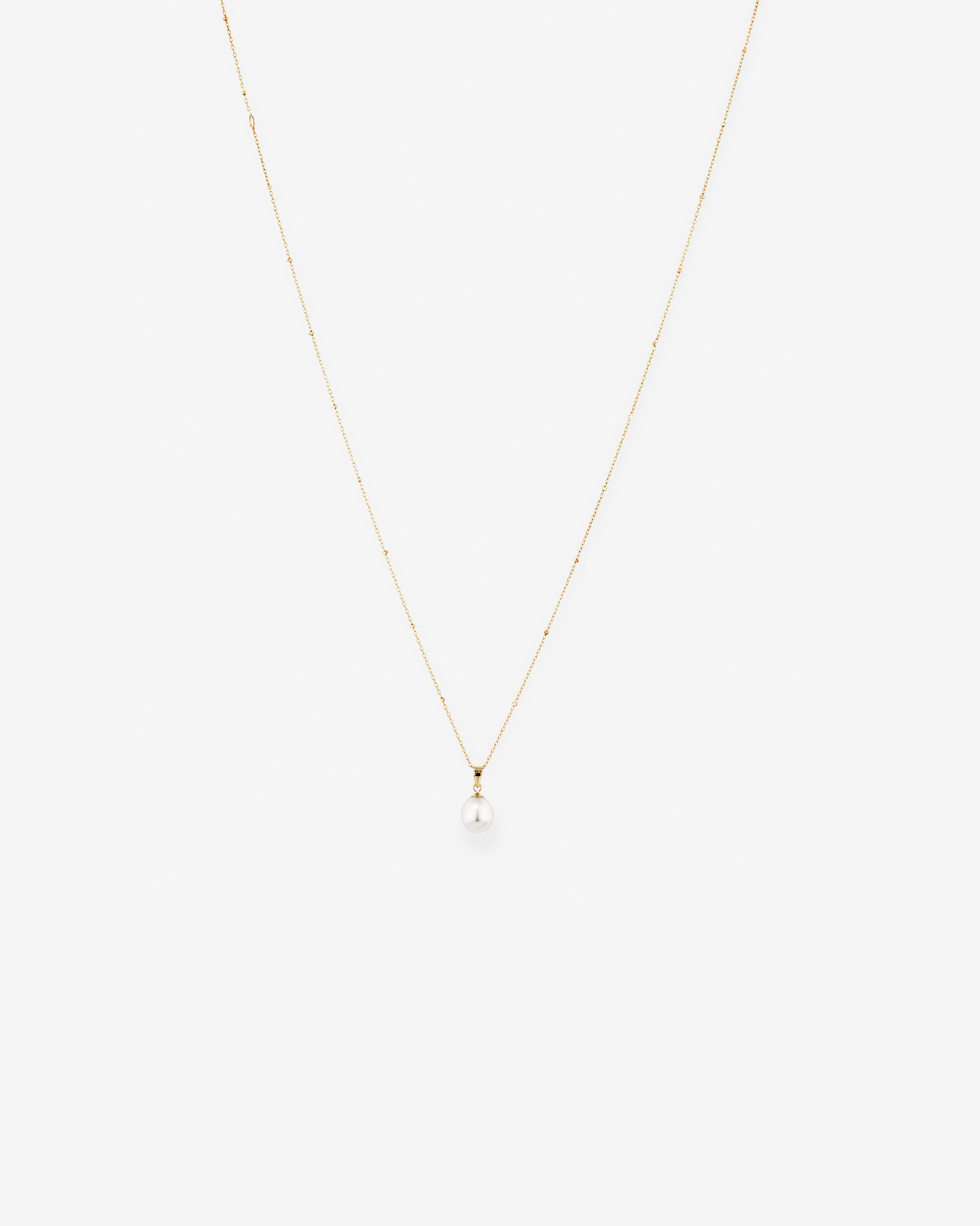 Pendant with Cultured Freshwater Pearl in 10kt Yellow Gold