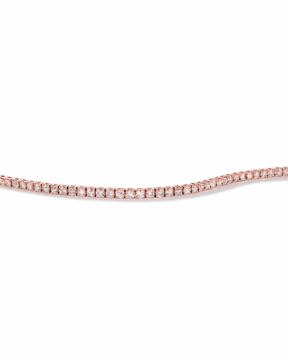 4.92 Carat TW Diamond Tennis Bracelet in 10kt Rose Gold