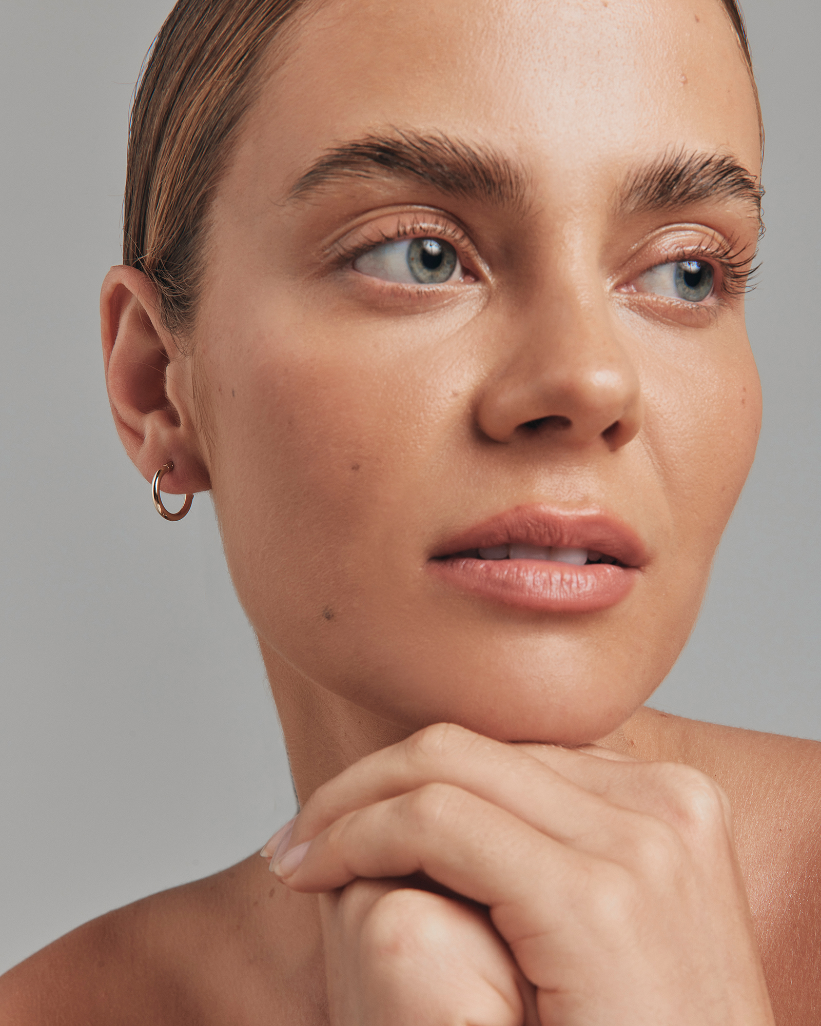 10mm Hoop Earrings in 10kt Yellow Gold