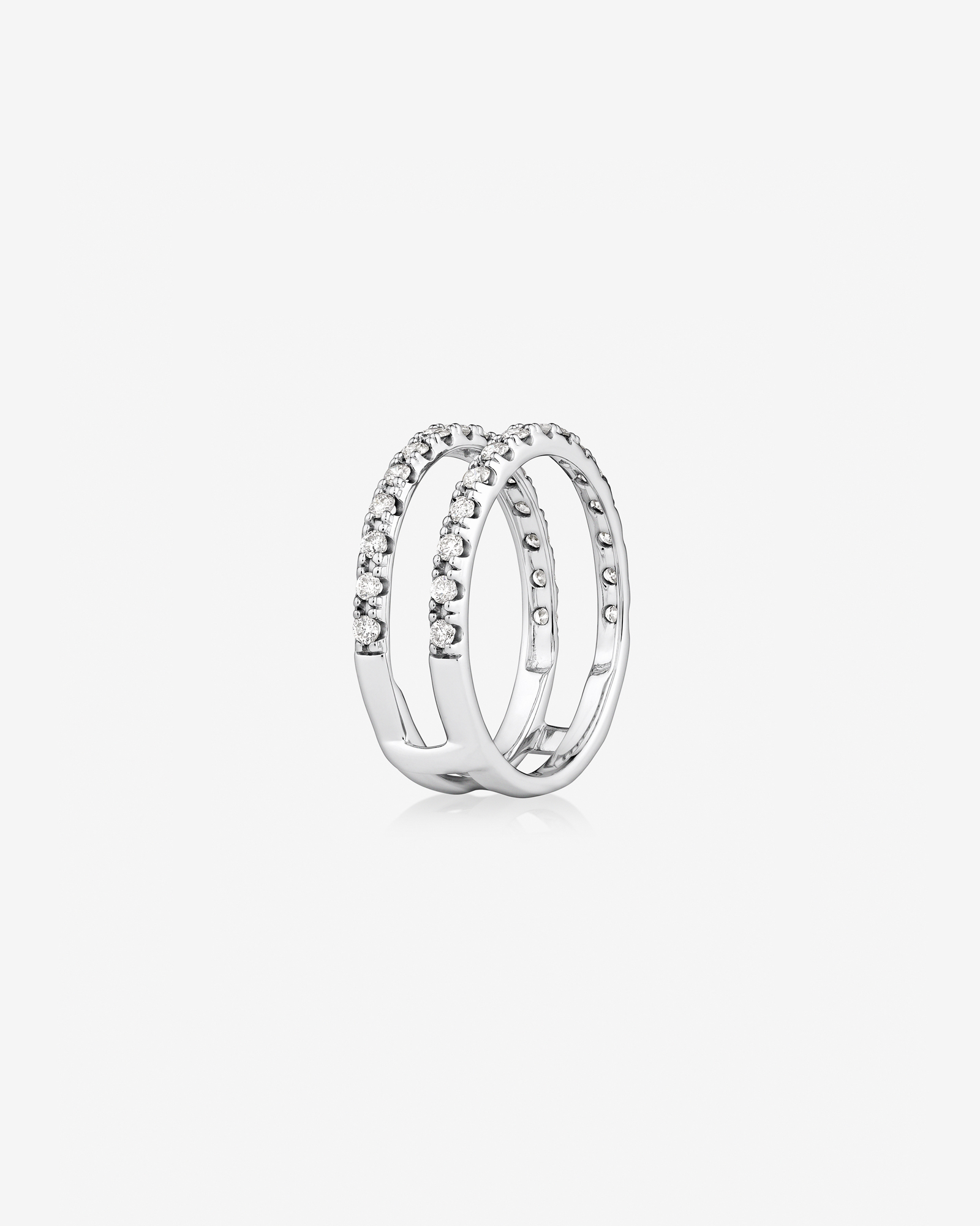 Enhancer Ring with 0.50 Carat TW of Diamonds in 14kt White Gold