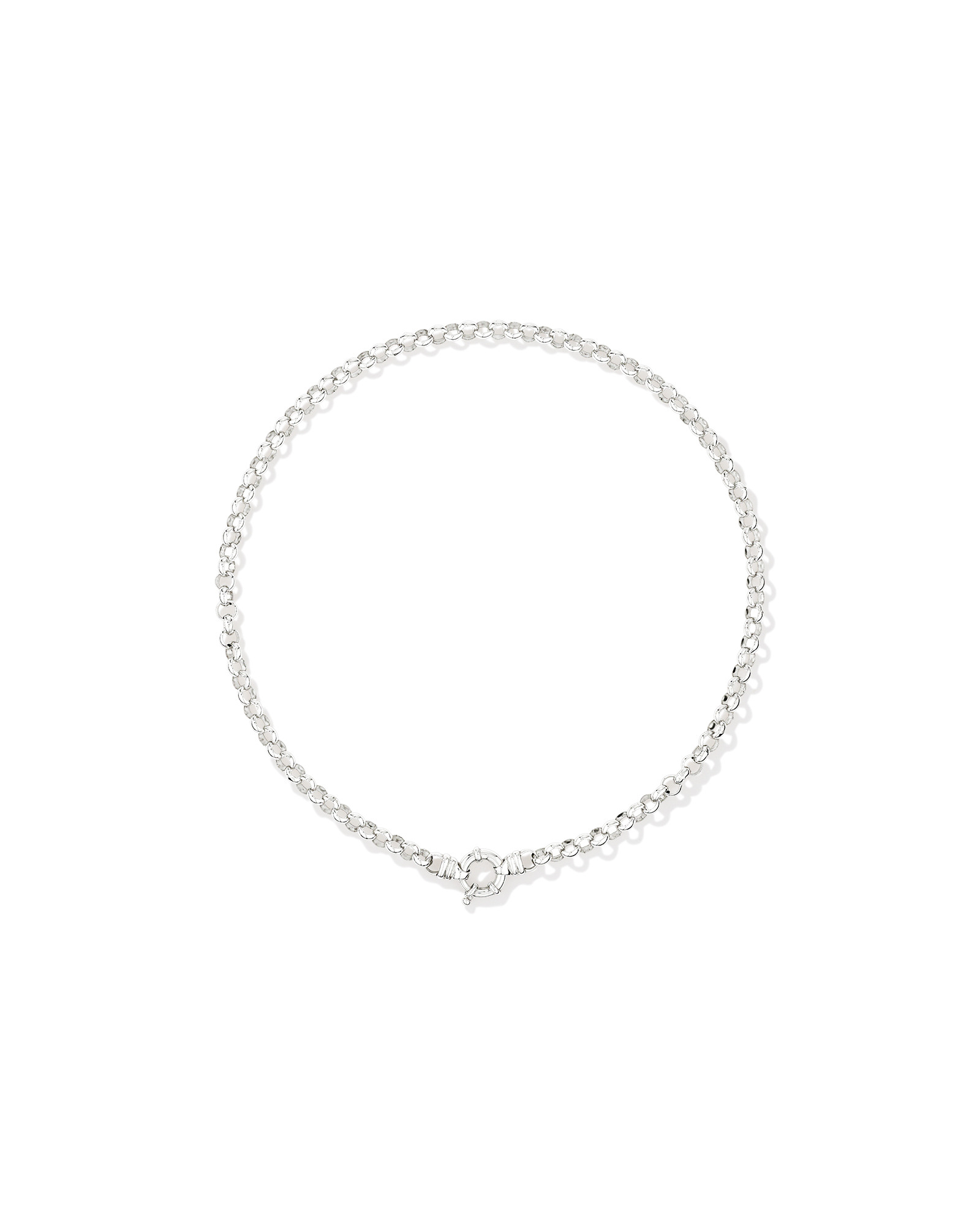 50cm (20") 6.5mm-7mm Width Belcher Chain in Sterling Silver